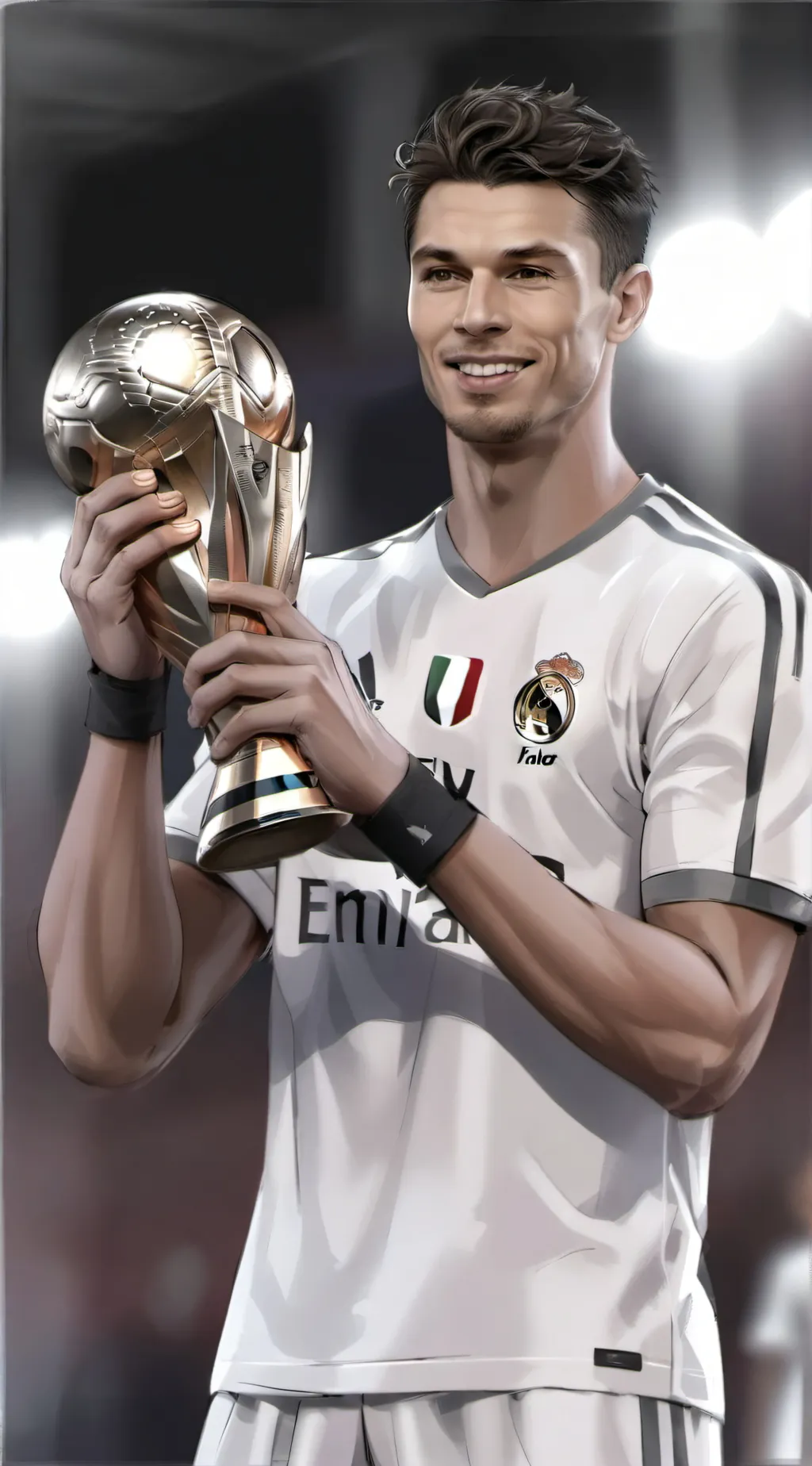 ai character: 2005 Ronaldo  background