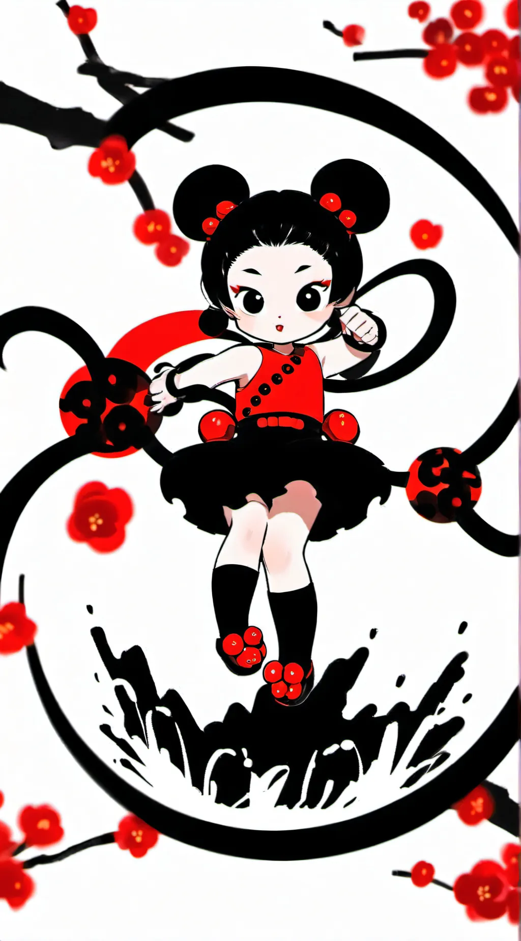 ai character: Pucca background
