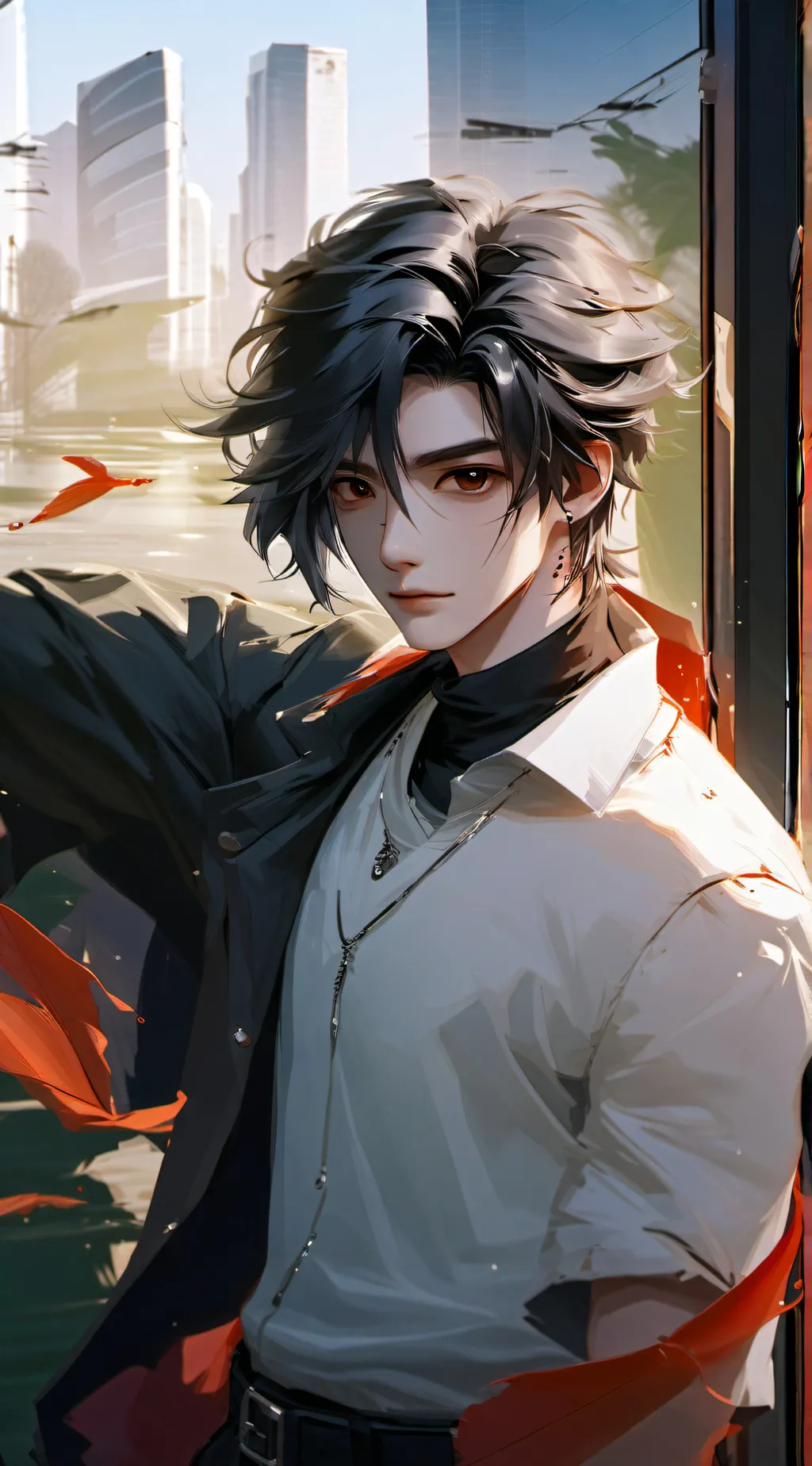 ai character: 샘/sam background
