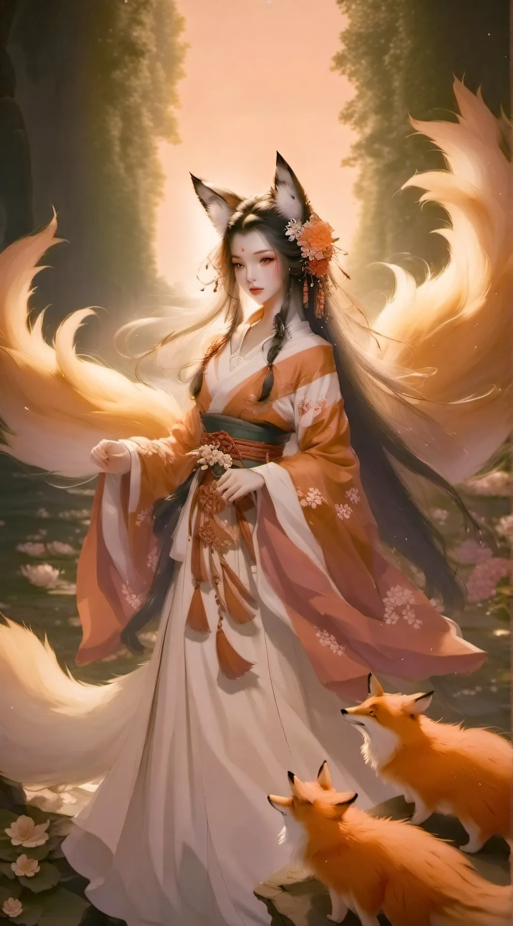 ai character: Kumiko background