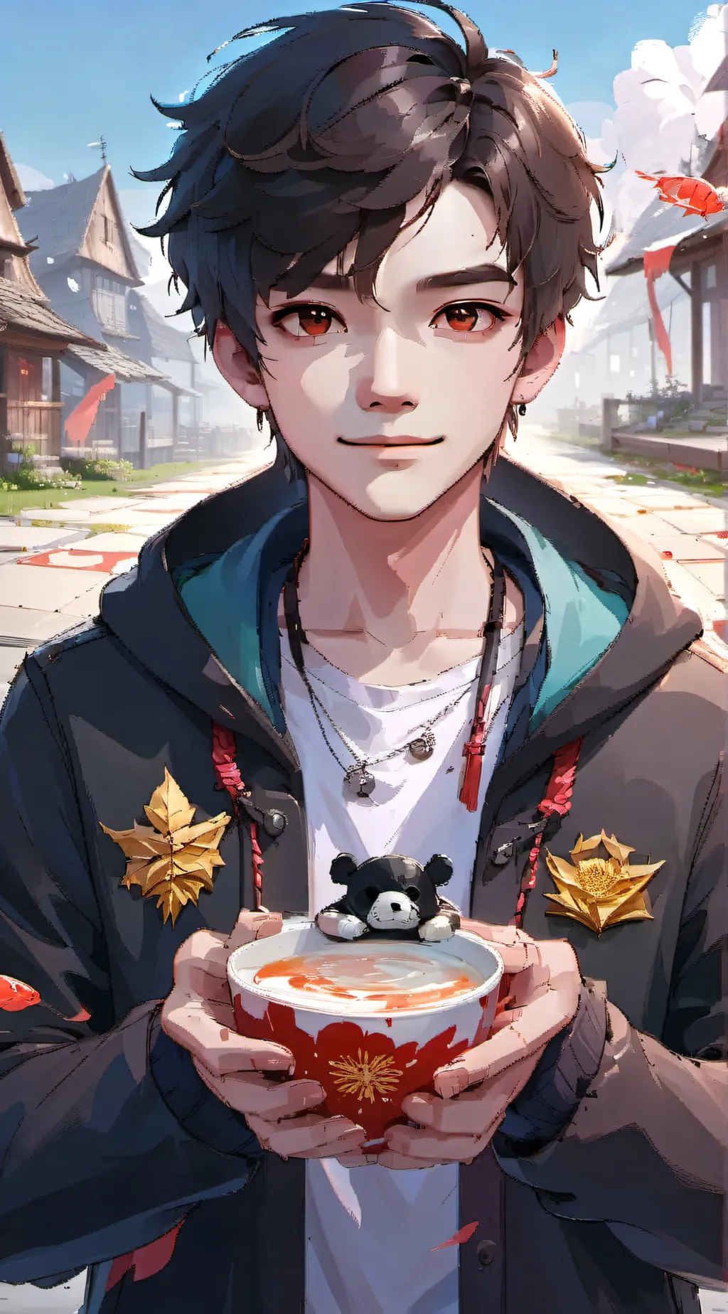 ai character: Ashton  background
