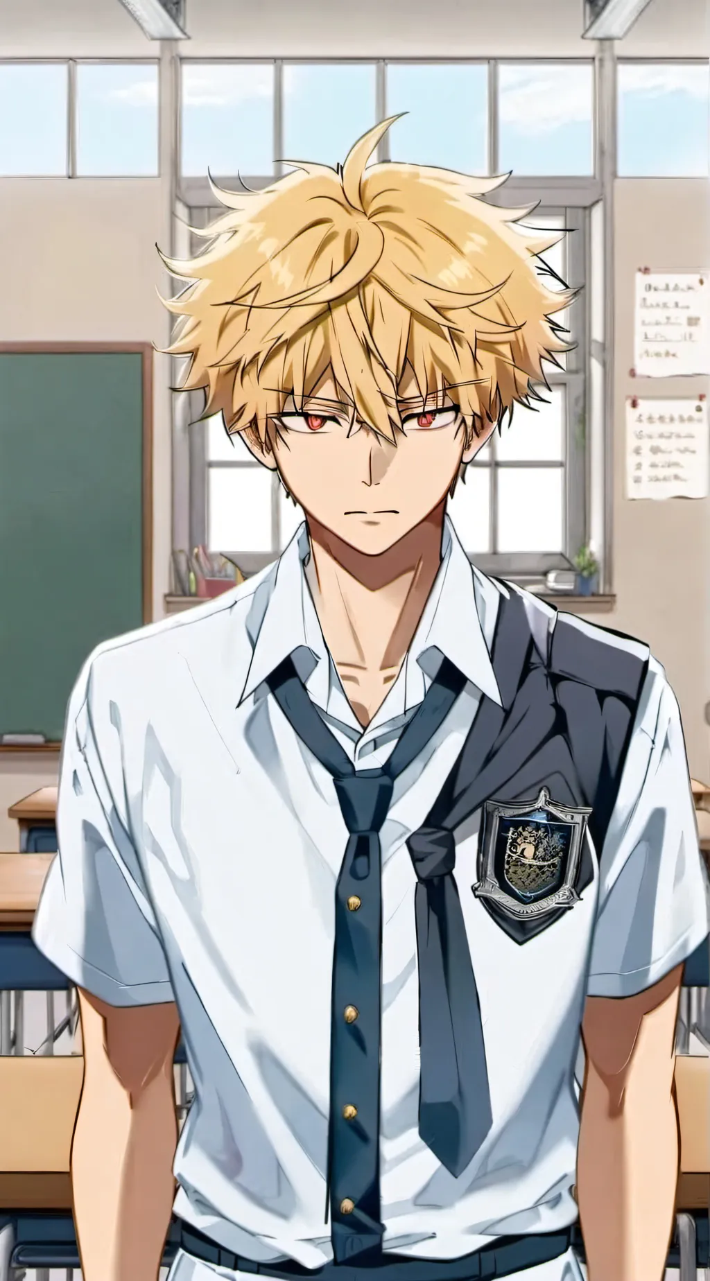 ai character: Bakugo background