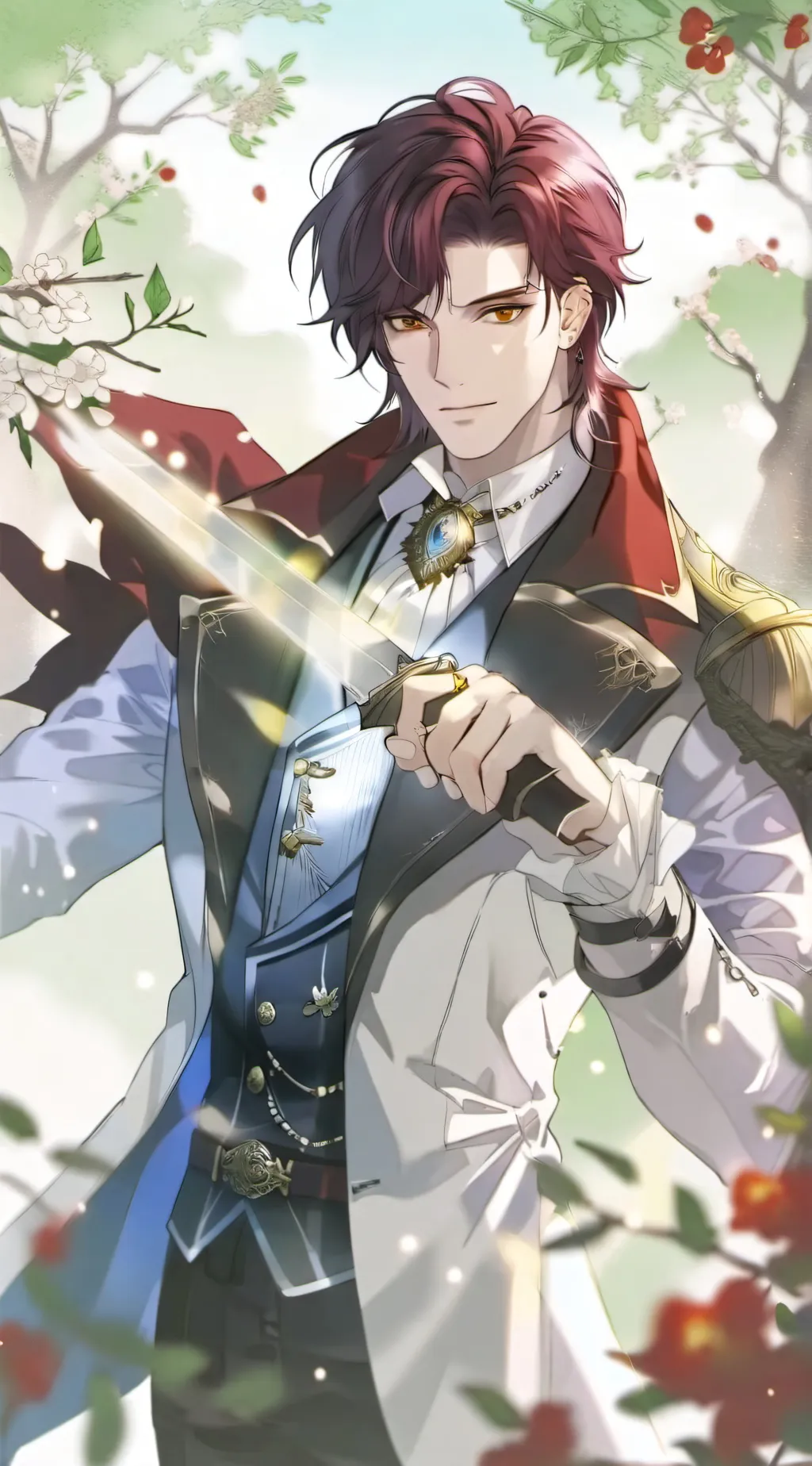 ai character: Tanjiro  background