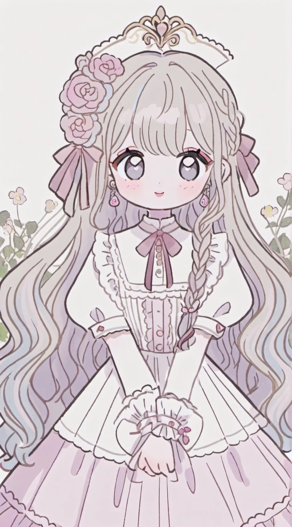 ai character: sara💓 background