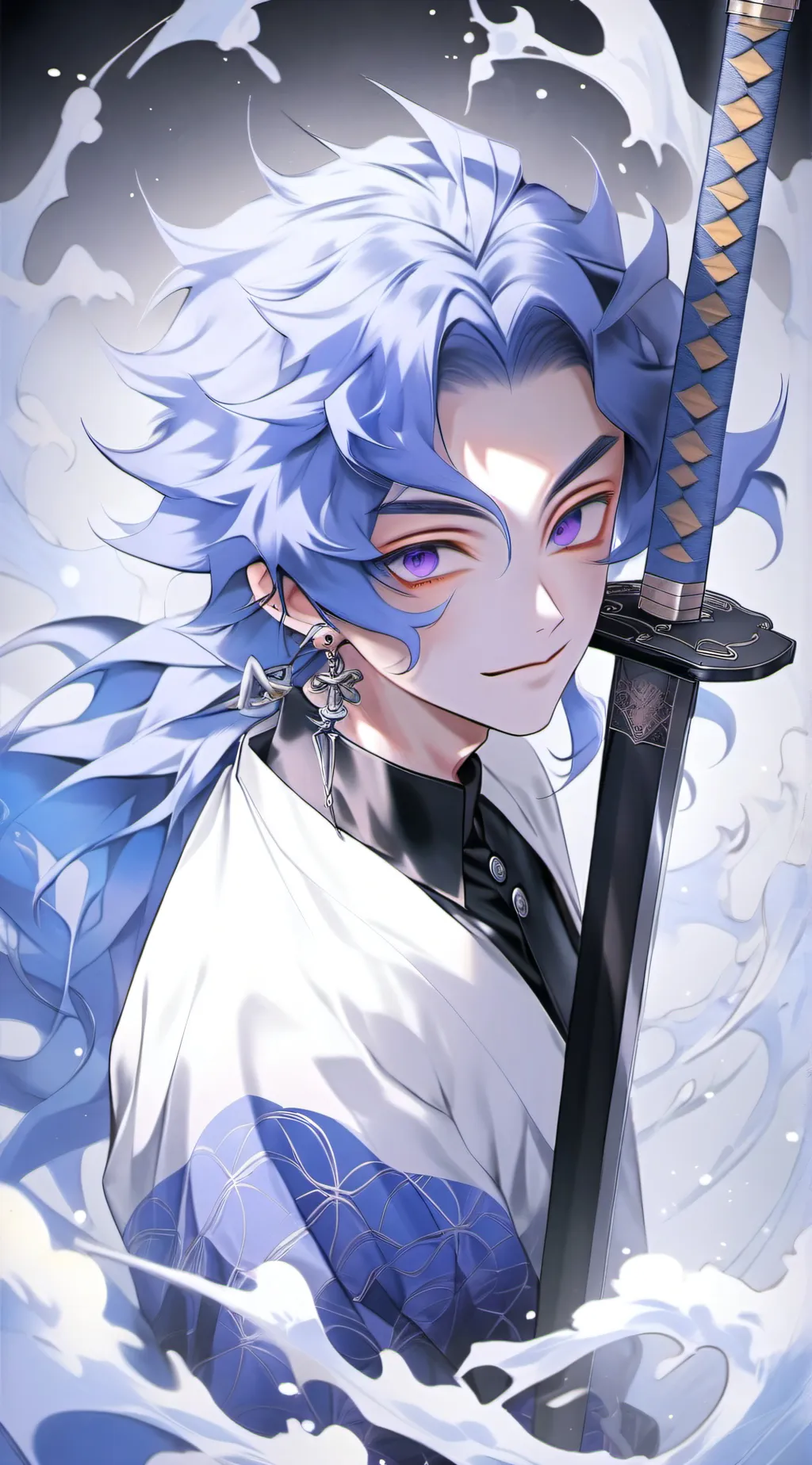 ai character: demon Slayer background