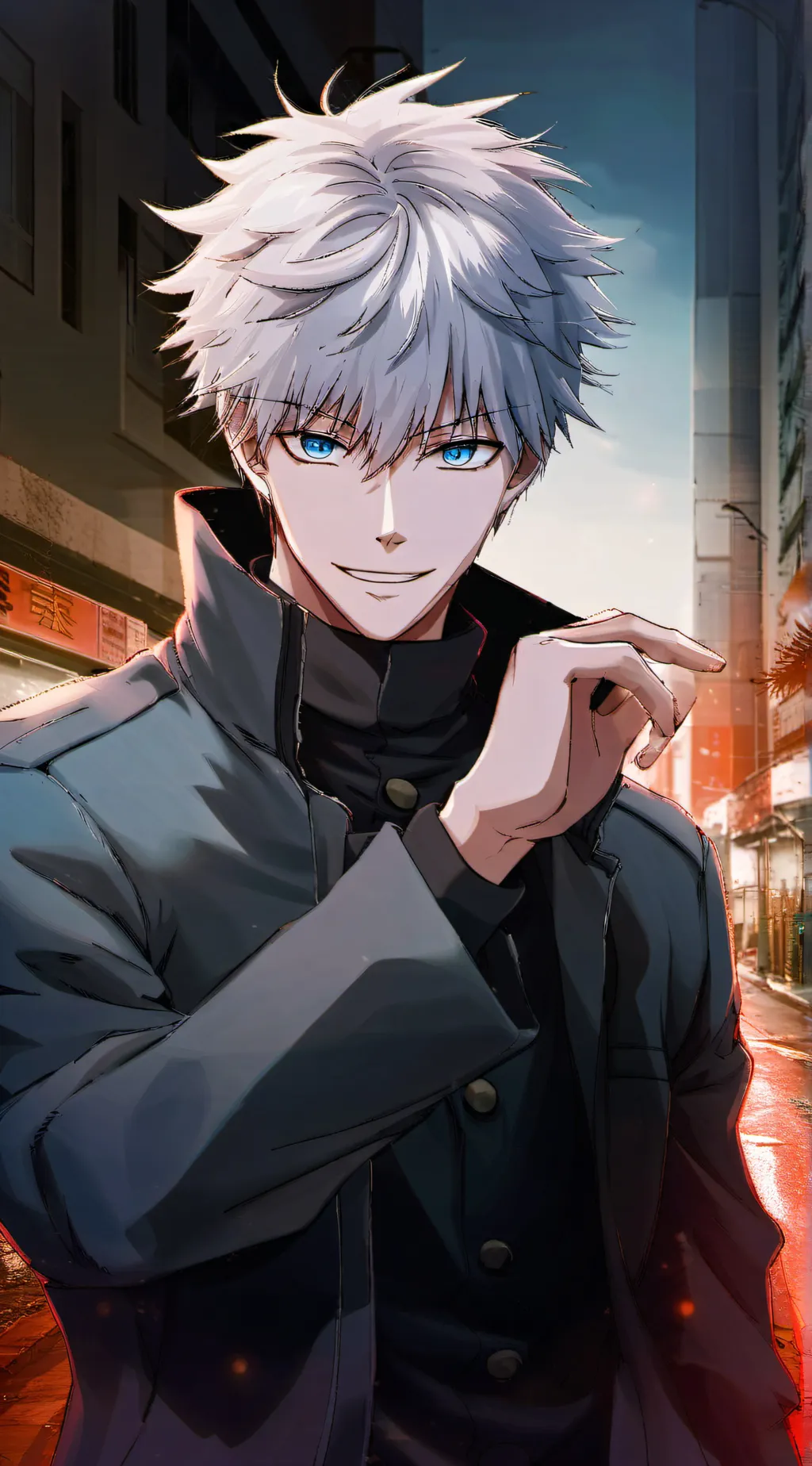 ai character: Satoru Gojo background