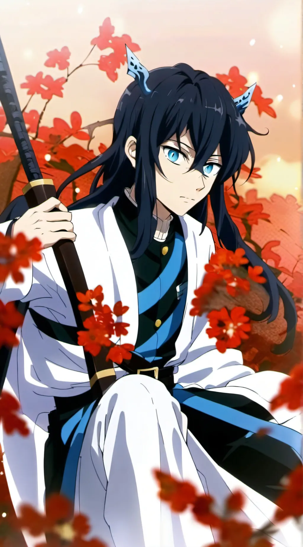 ai character: muichiro tokito  background