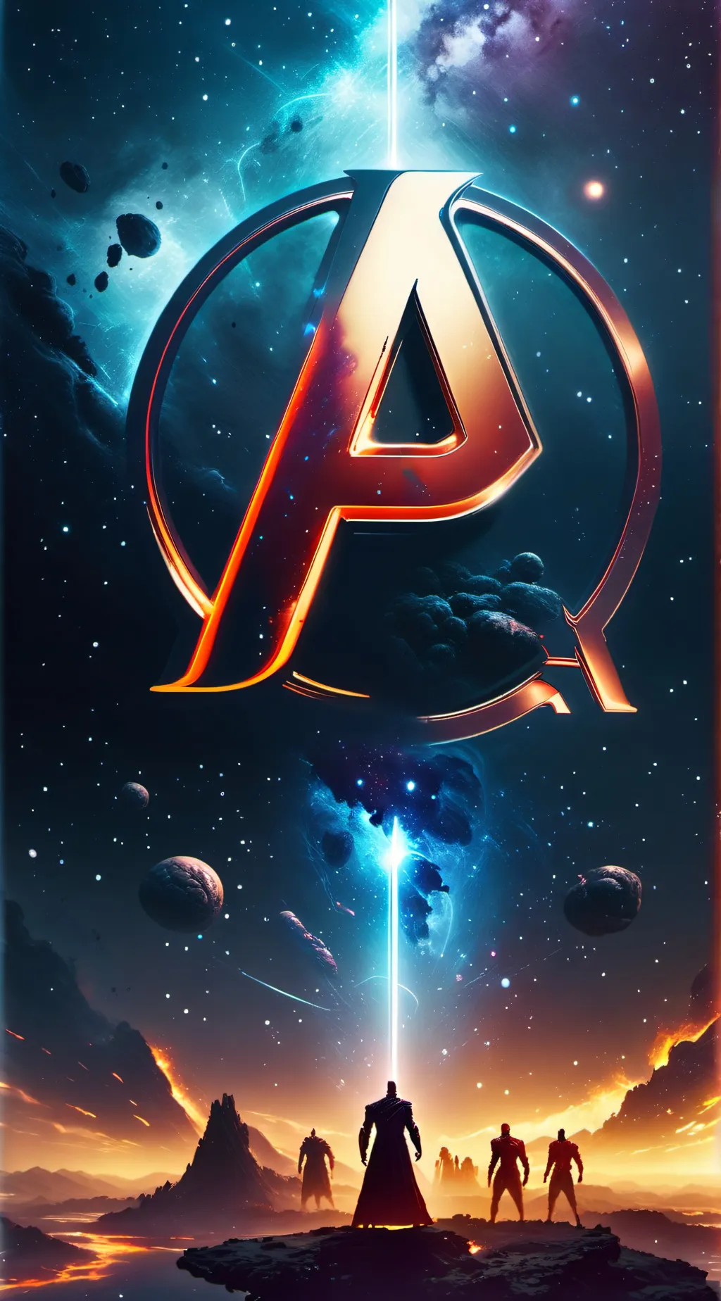 ai character: Avengers #5 background