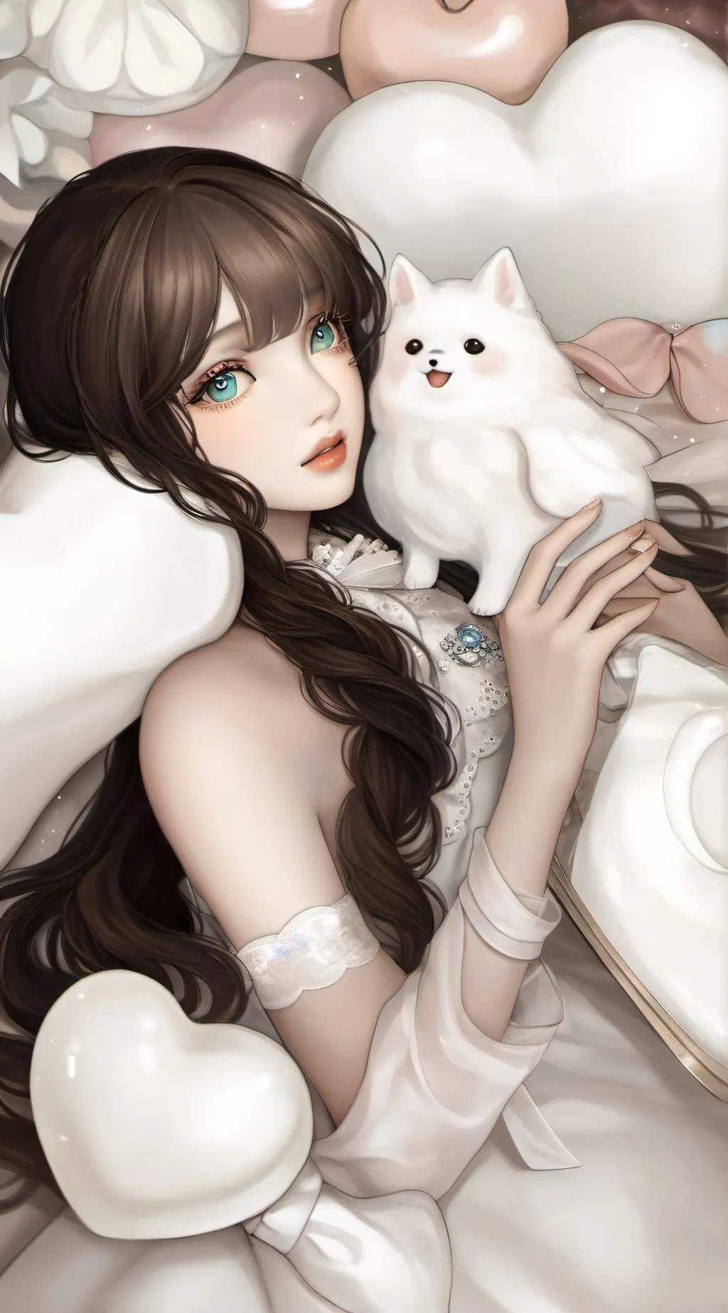ai character: aurora background