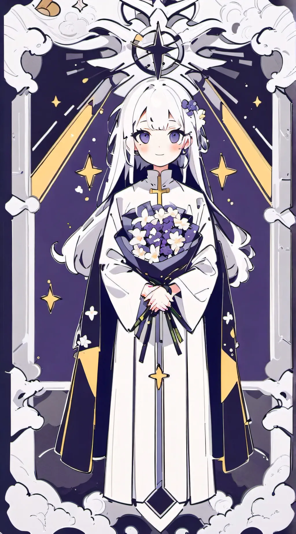 ai character: Luna oder celestia background