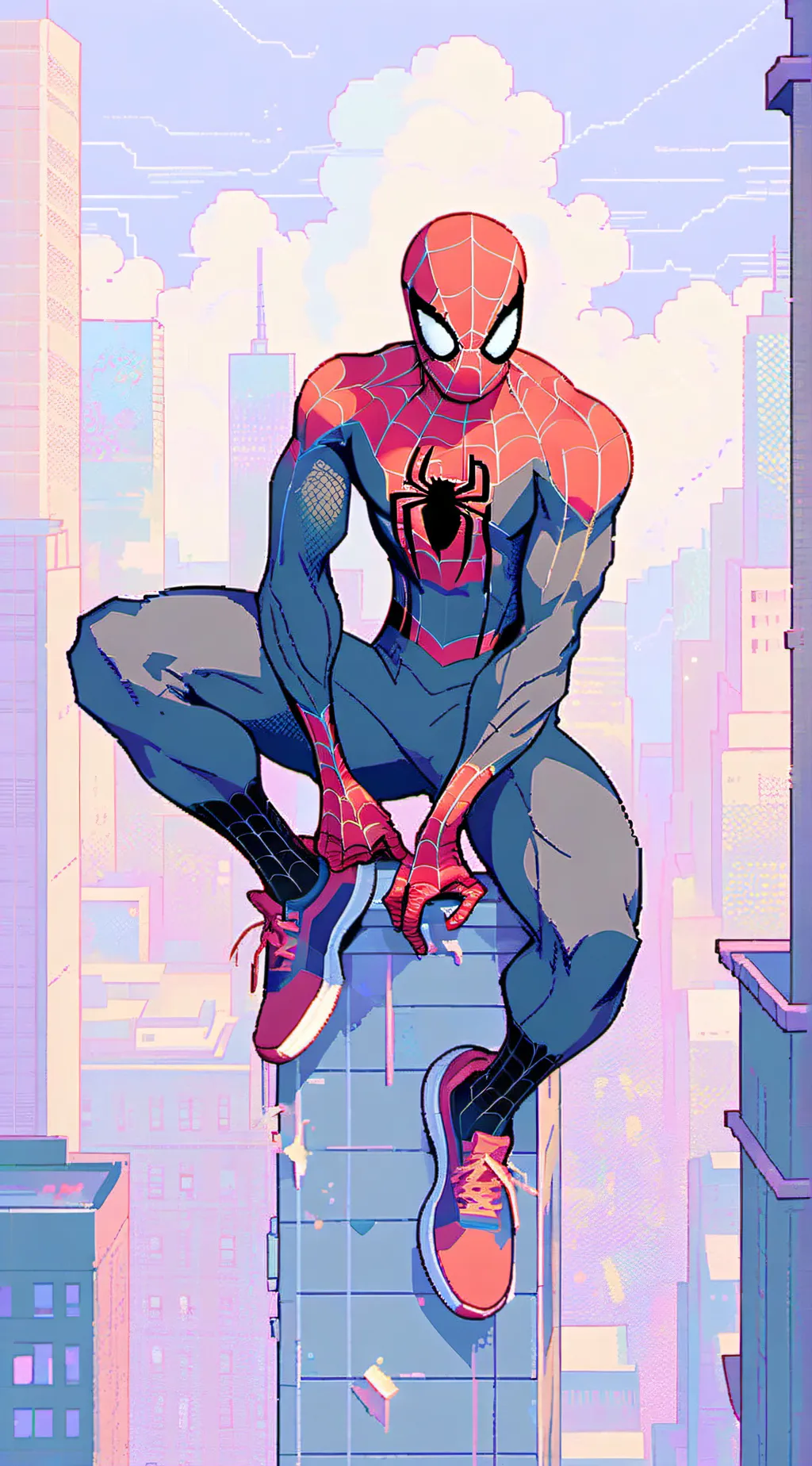 ai character: Spider-man background