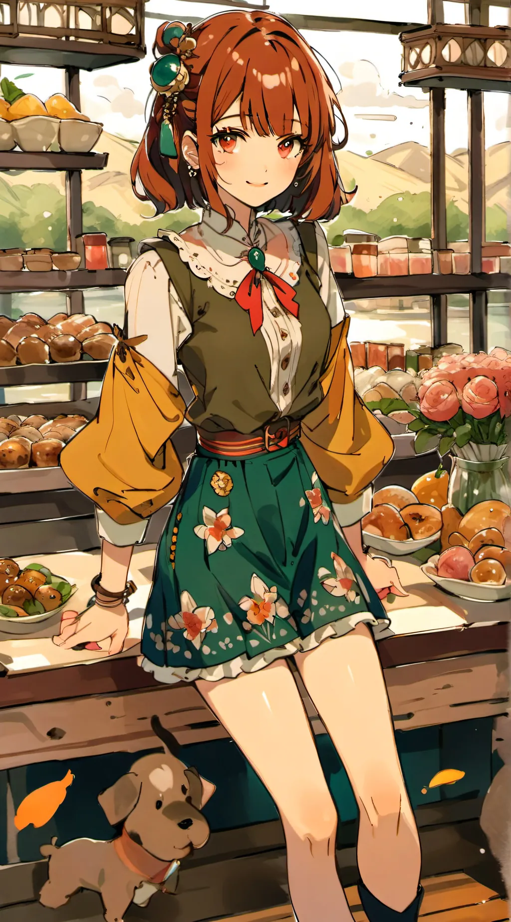 ai character: Bunny  background