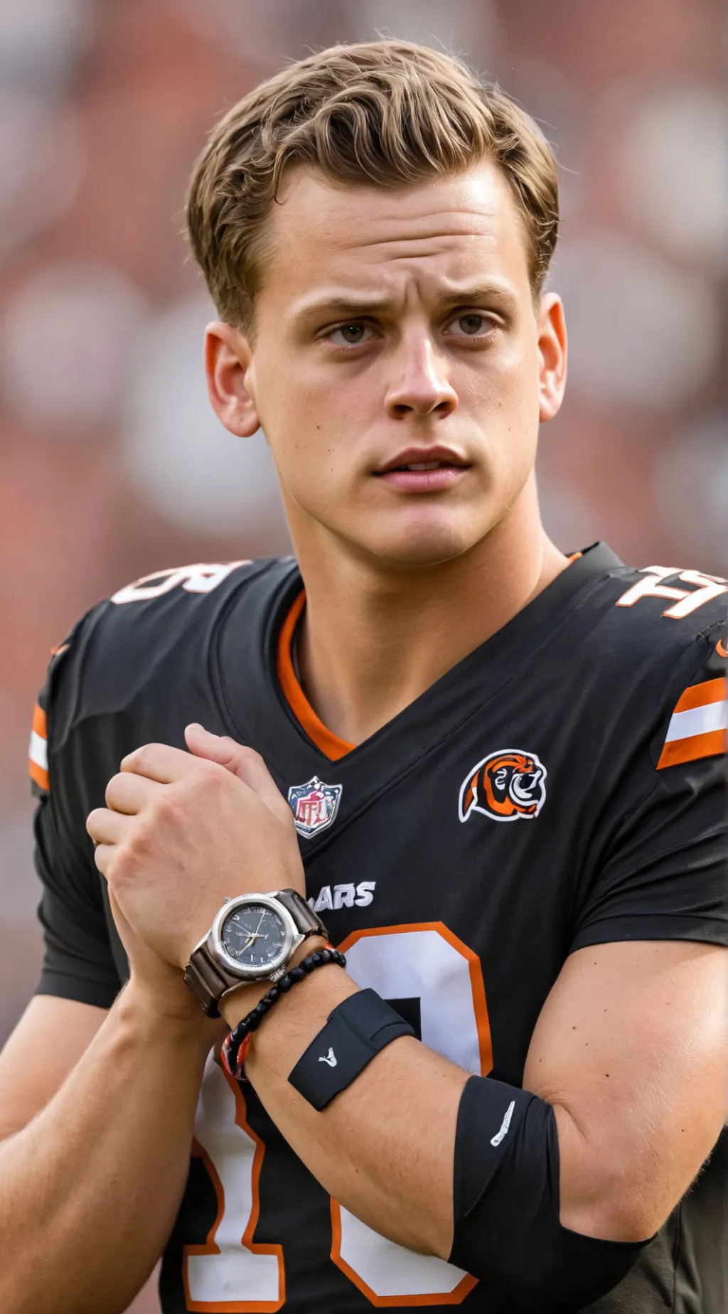 ai character: Joe  Burrow  background