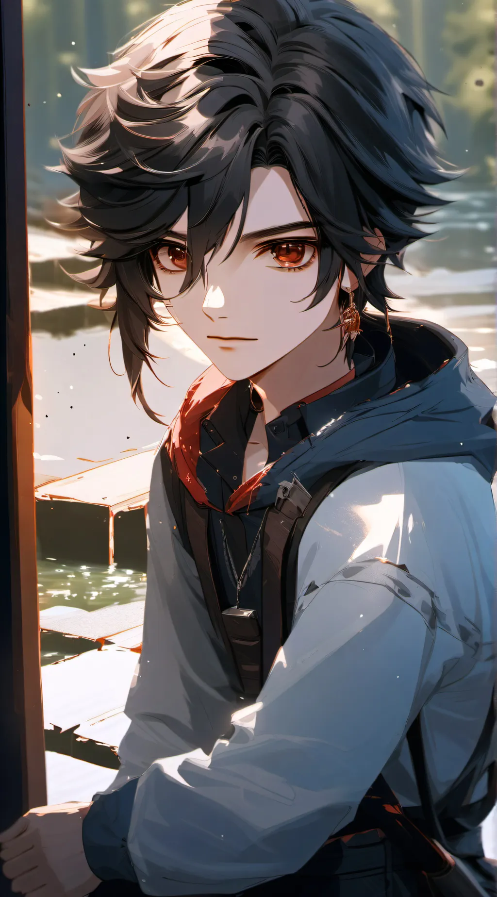 ai character: revi background