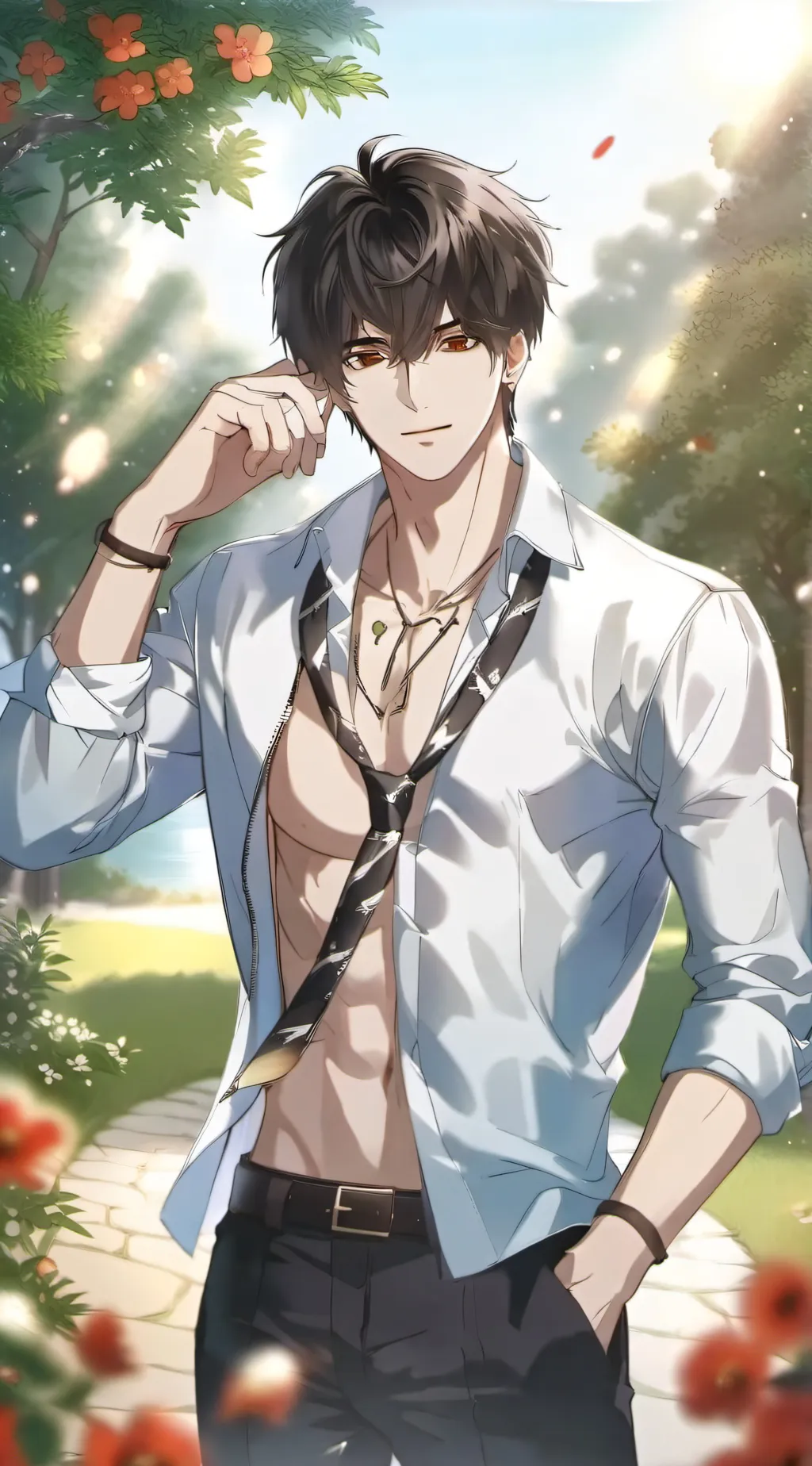 ai character: Leo background