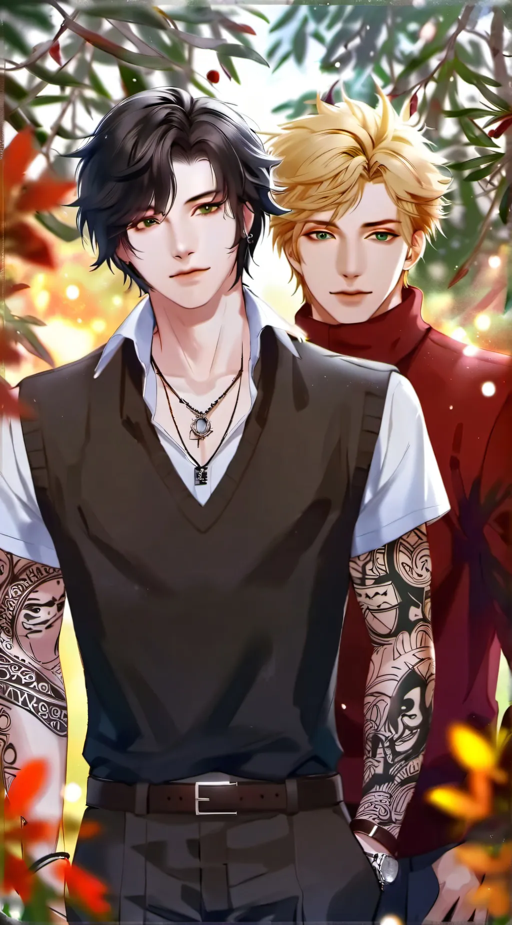 ai character: Jake and levi background