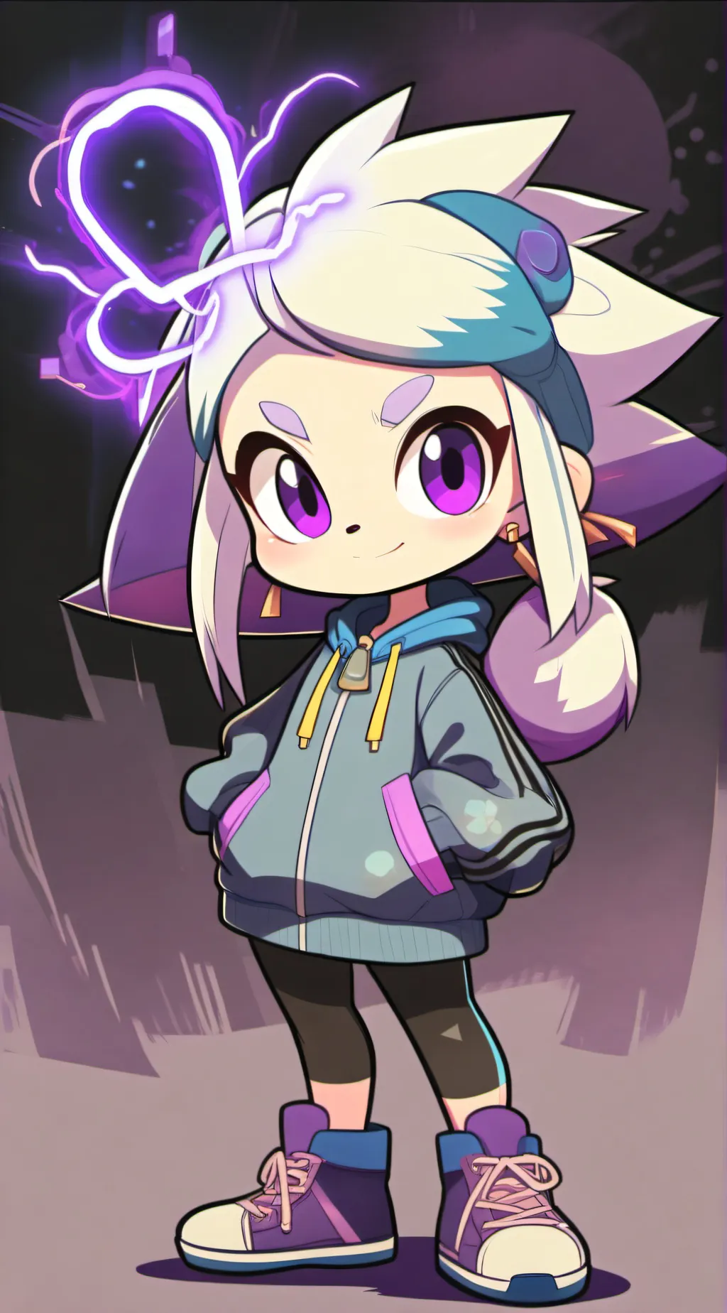 ai character: Jolt the Hedgehog background