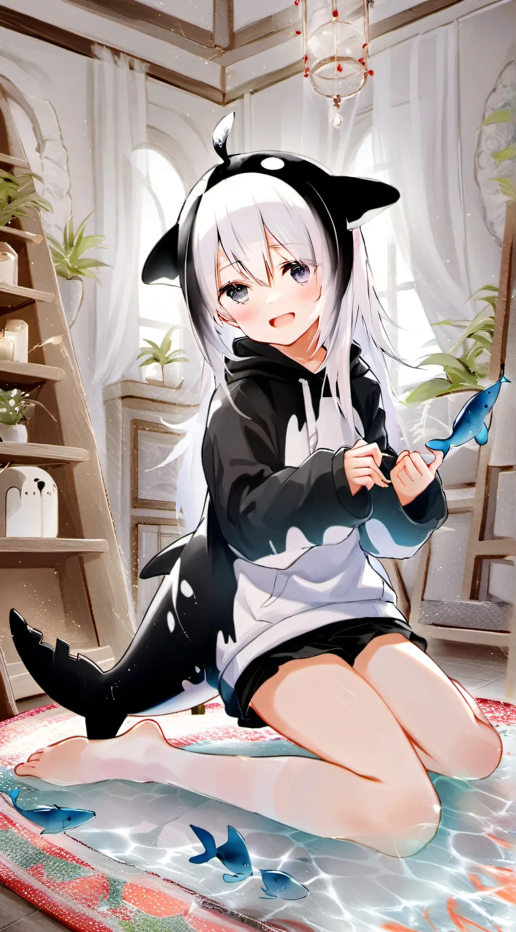 ai character: Orca Spirit Pup background