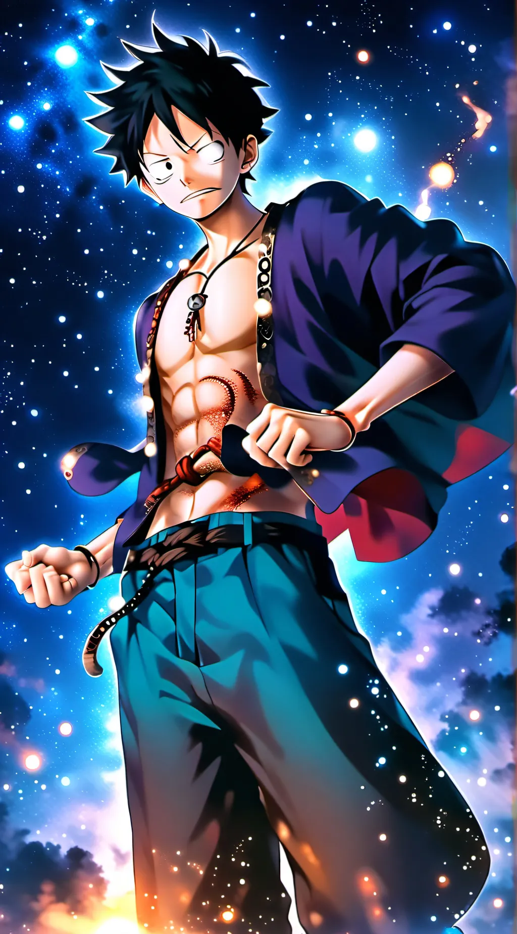 ai character: straw hats background