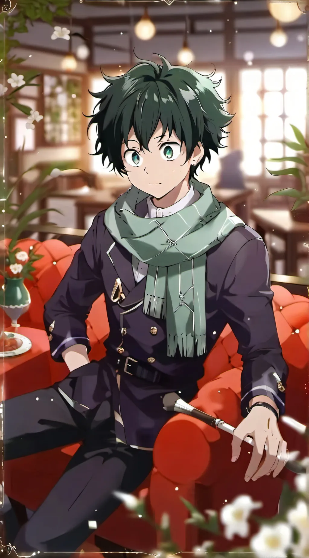 ai character: Deku background