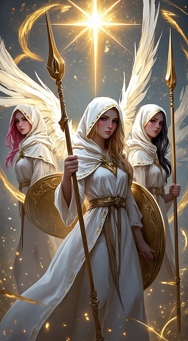 ai character: Valkyrie sisters background