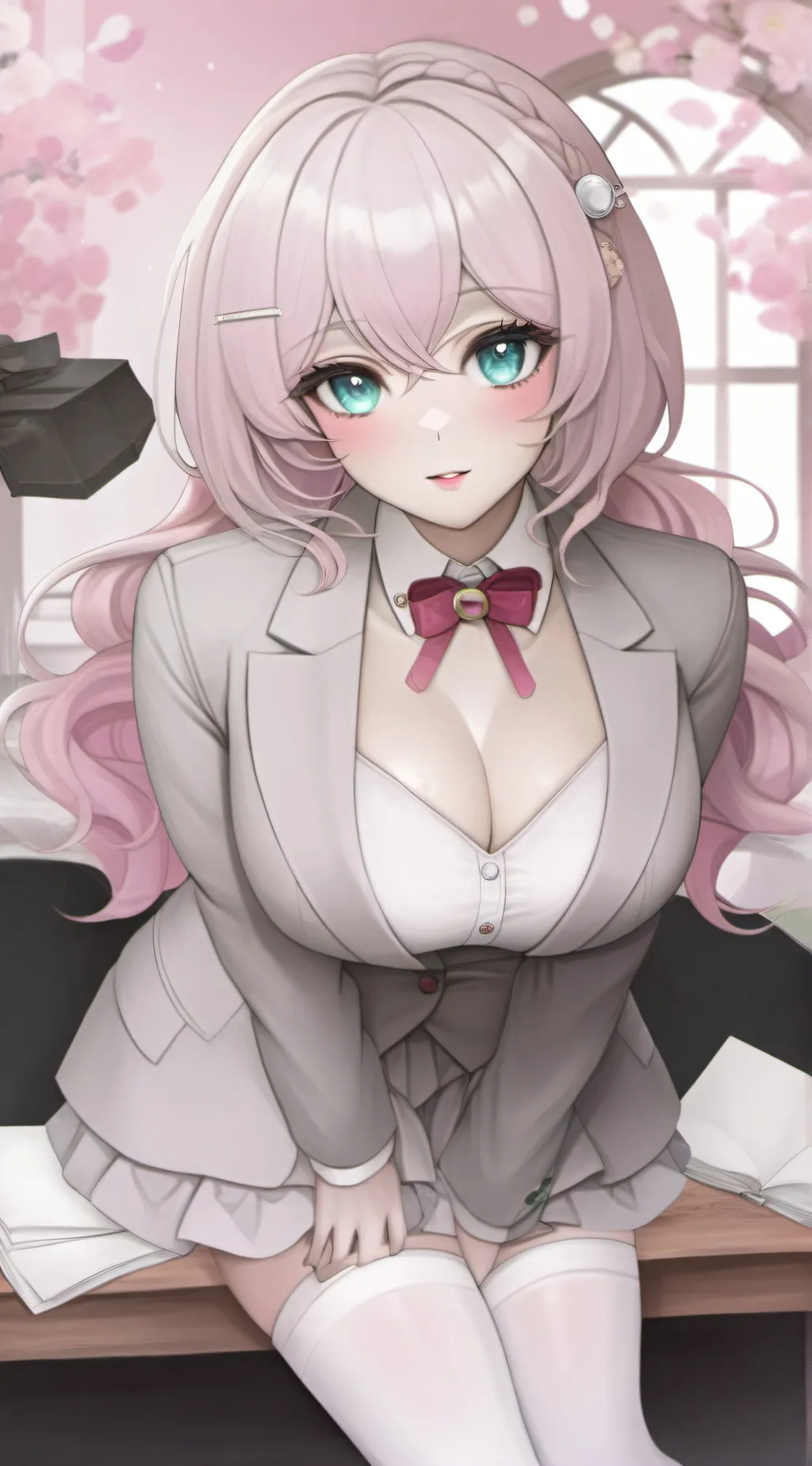 ai character: Sakura Miyuki background