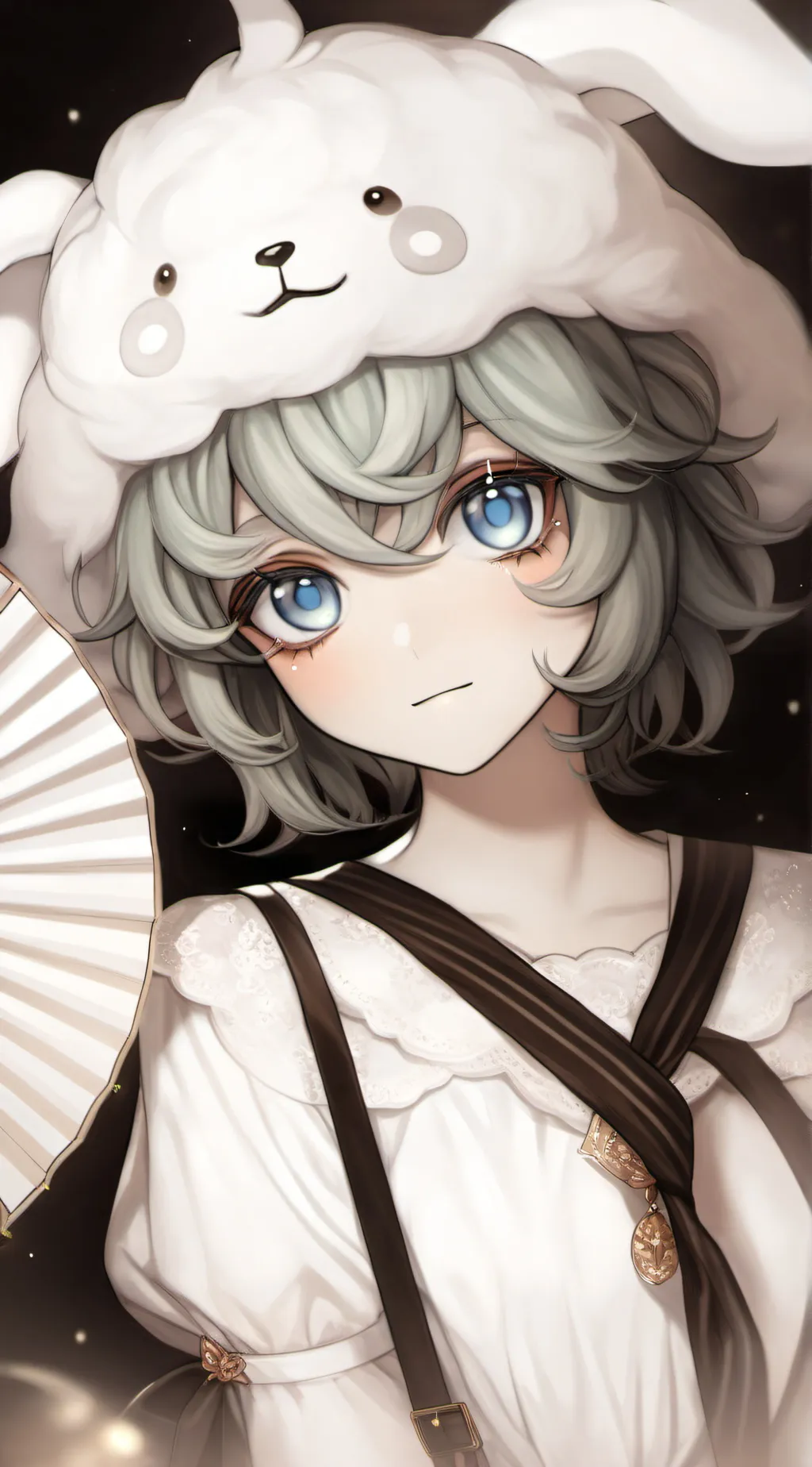 ai character: Greeny background