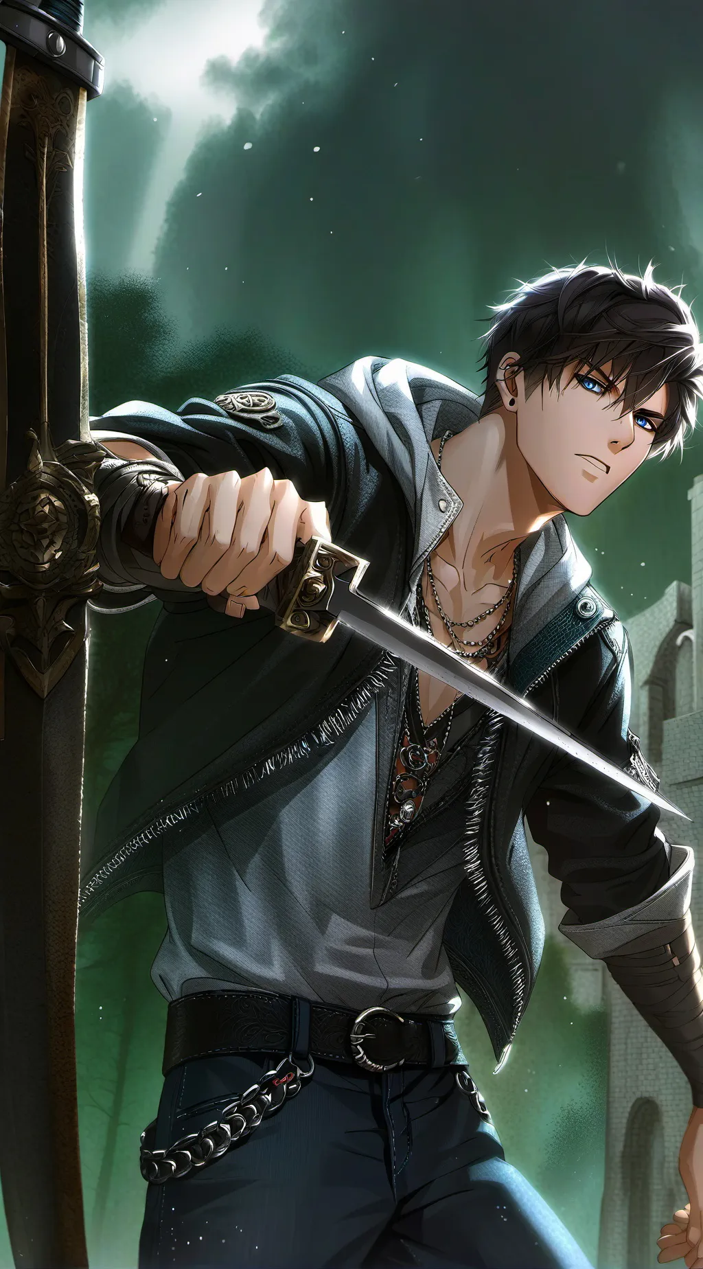ai character: Sung Jinwoo background