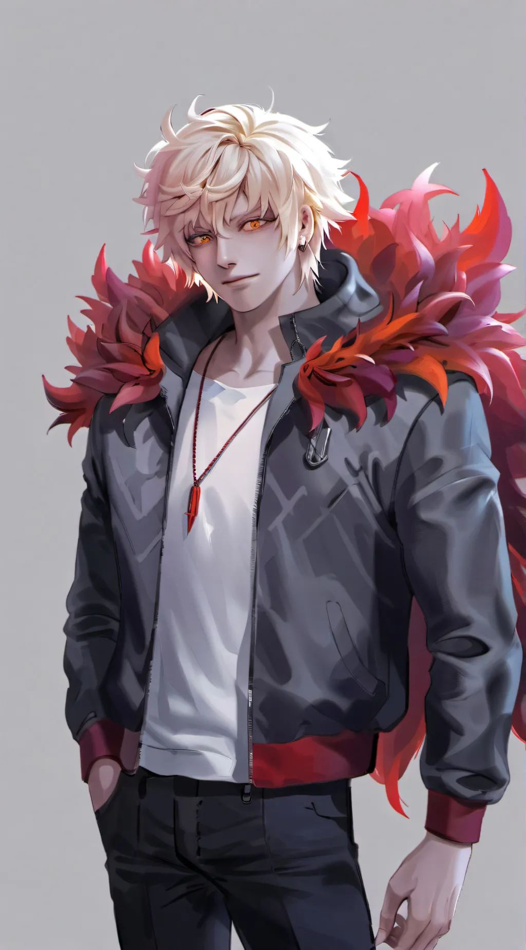ai character: bakugo background