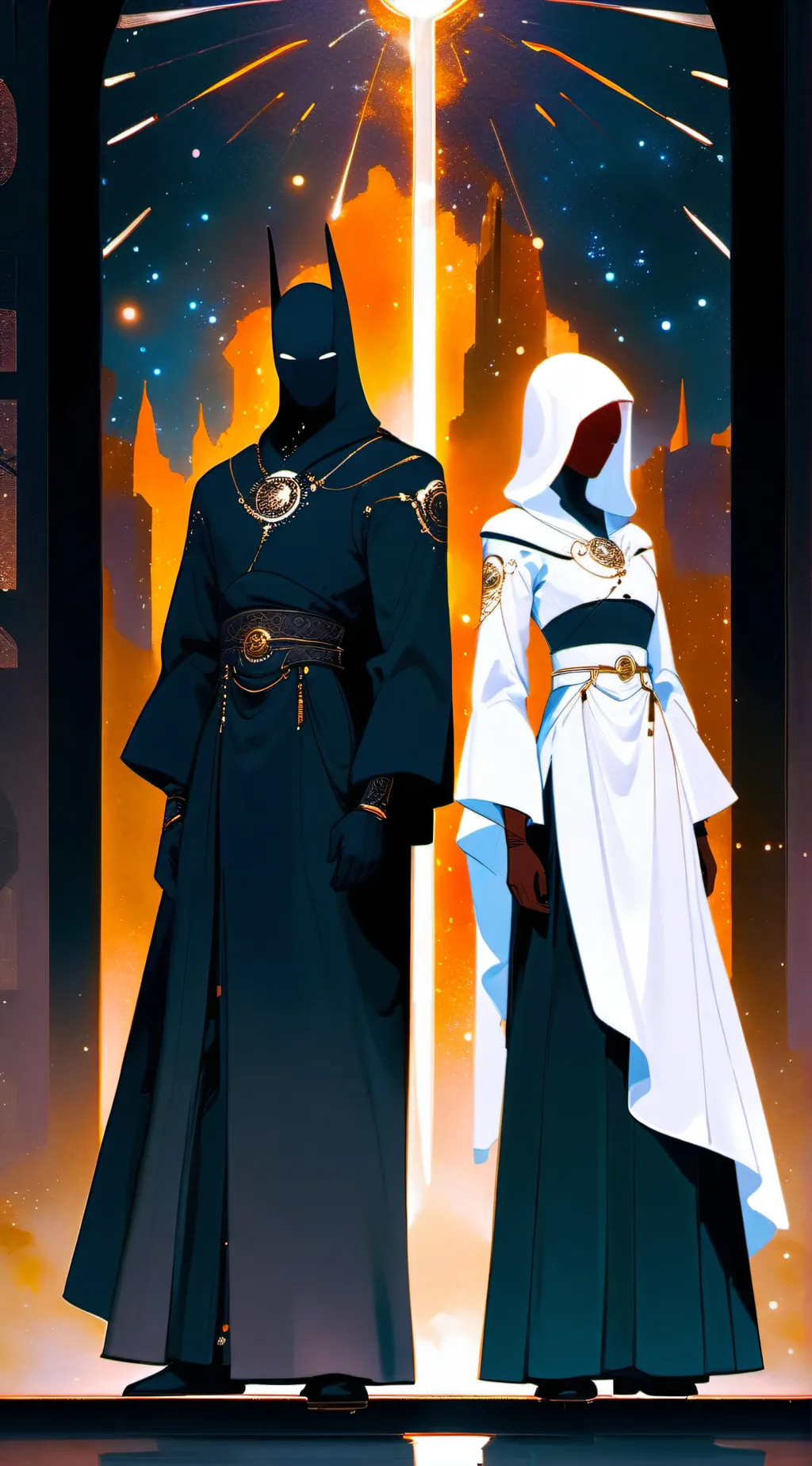 ai character: Soron and terra background
