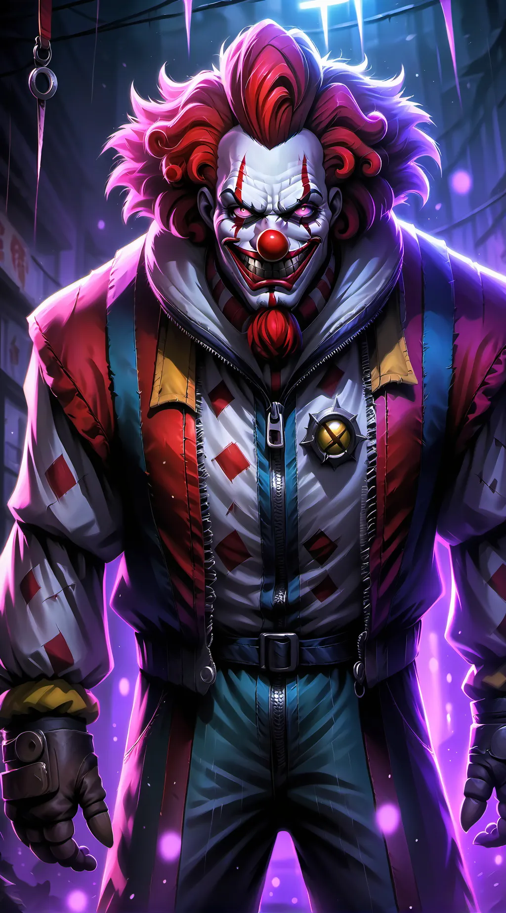 ai character: Mr giggles background