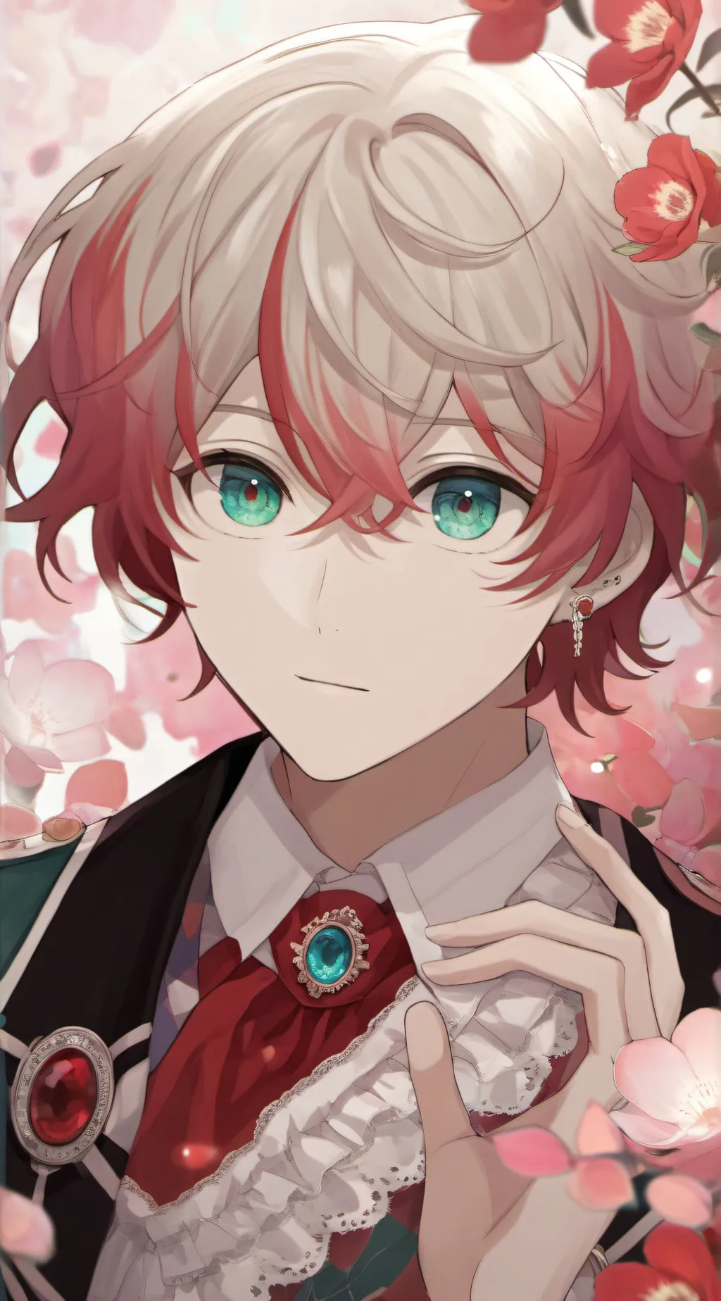 ai character: shoto todoroki   background