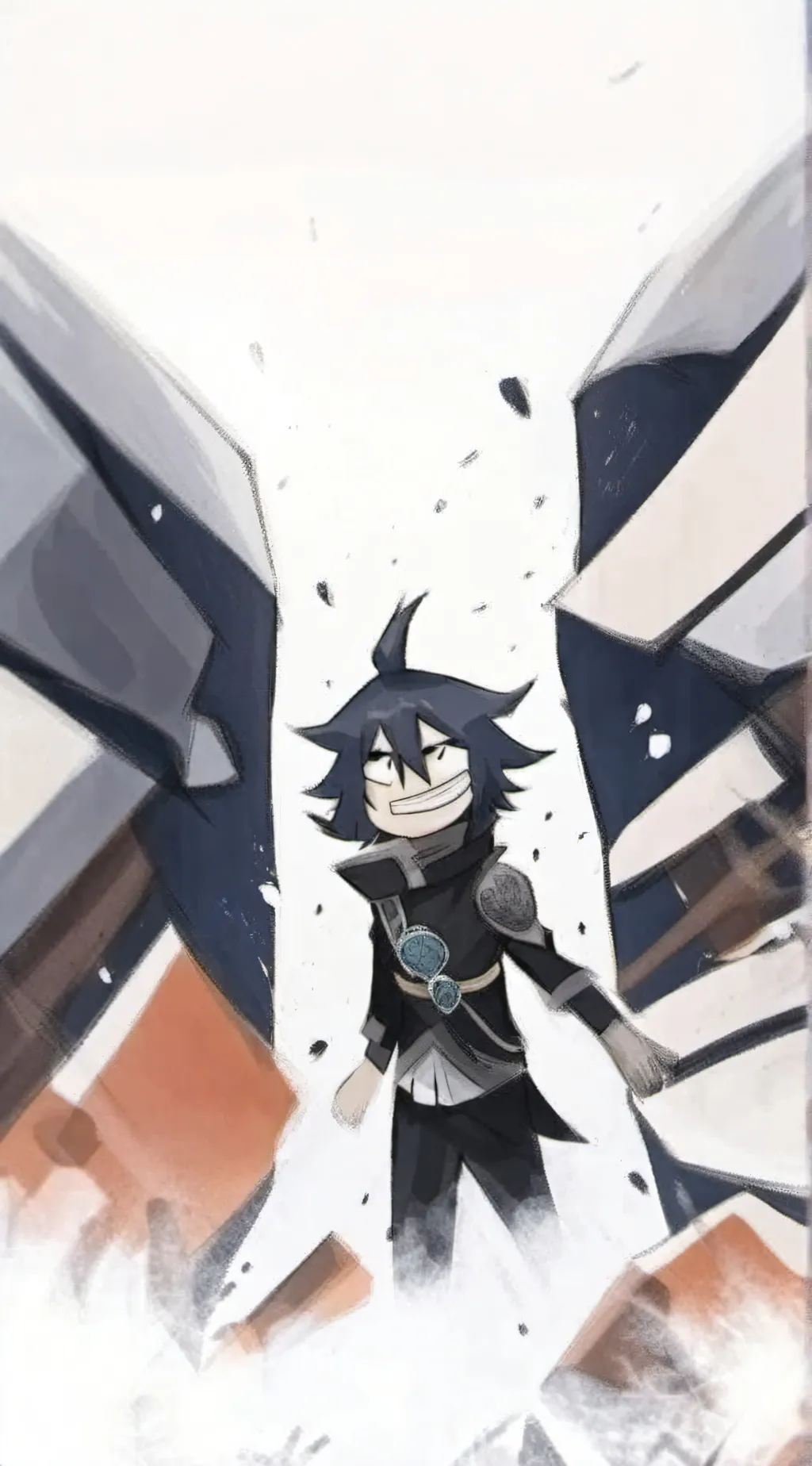 ai character: Miss circle  background