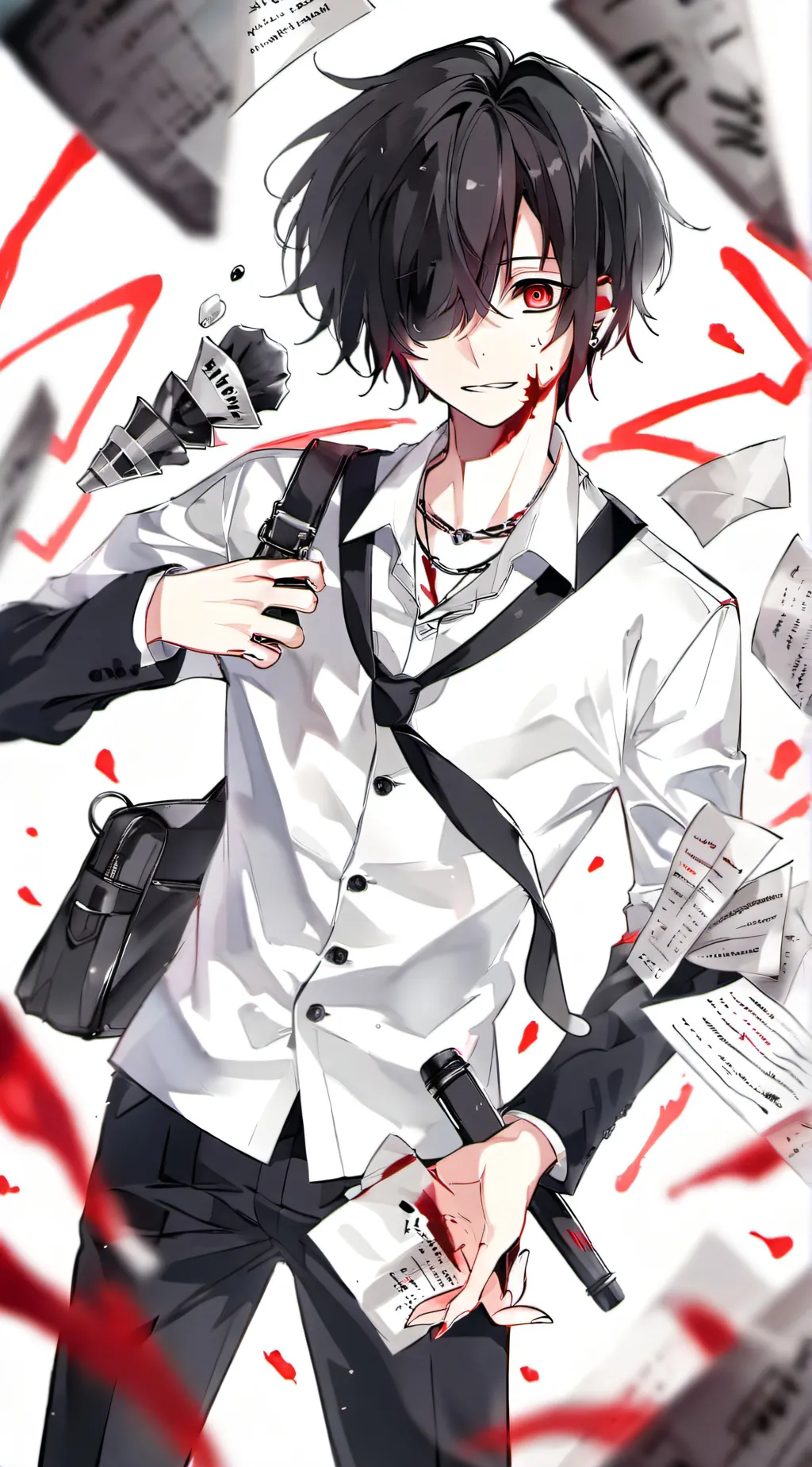 ai character: horror abbie  background