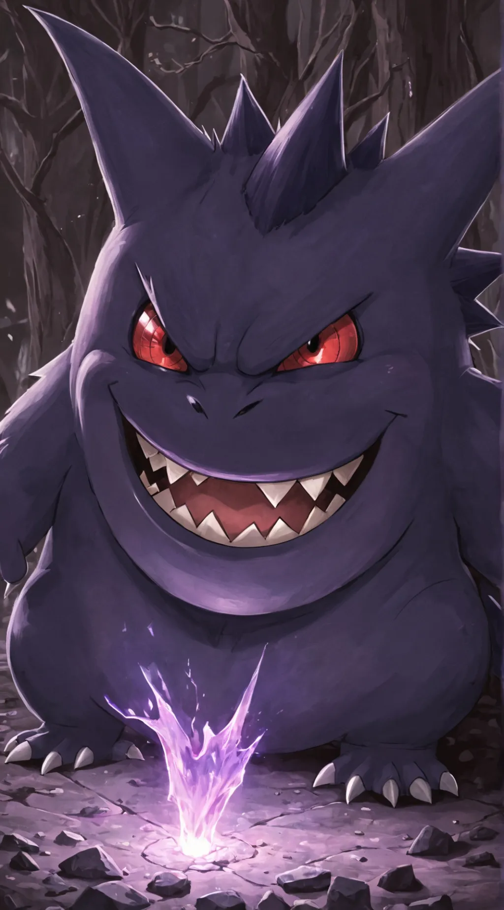 ai character: Gengar background