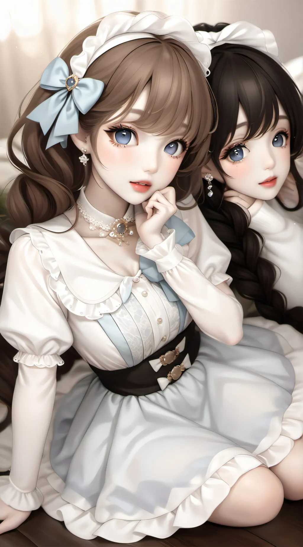 ai character: Alicia and Alice background