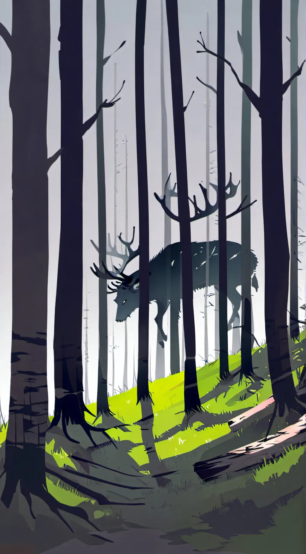 ai character: Stone age background
