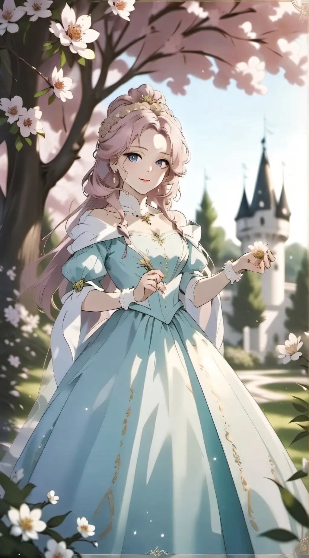 ai character: la Reyna trolina  background