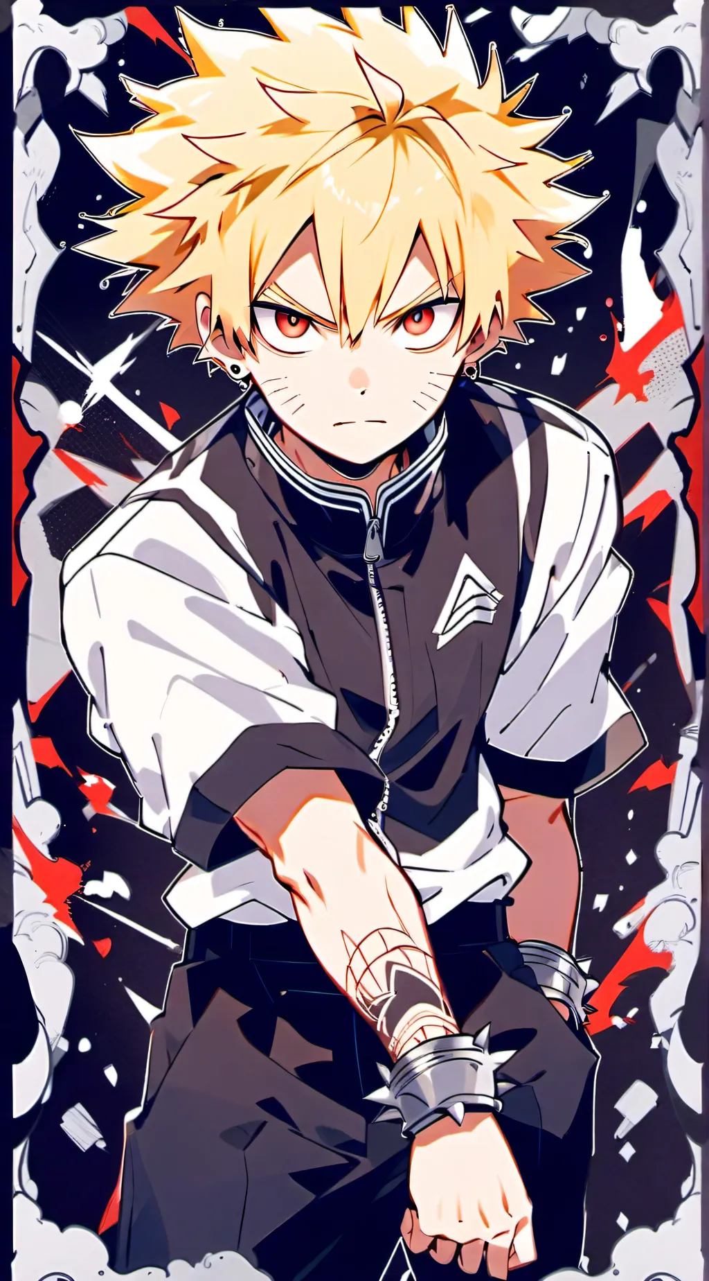 ai character: Bakugo!! background