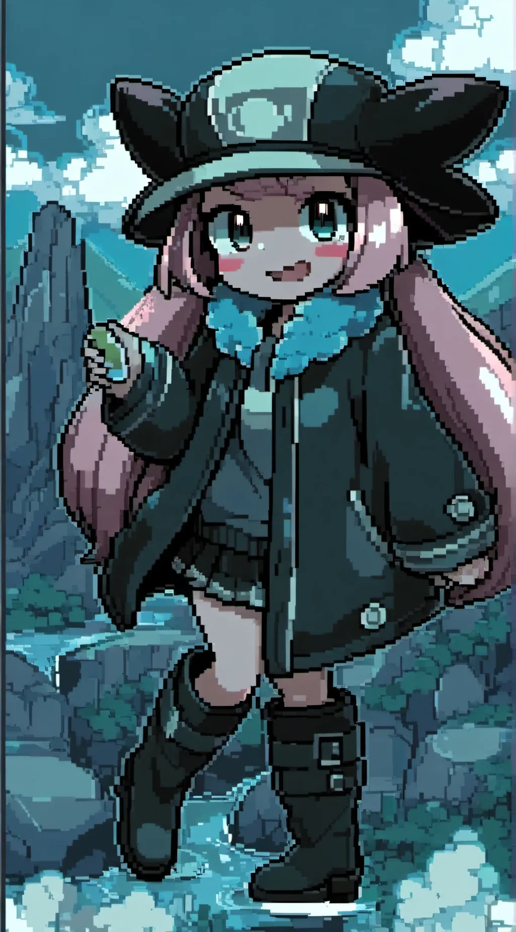 ai character: Aurora background