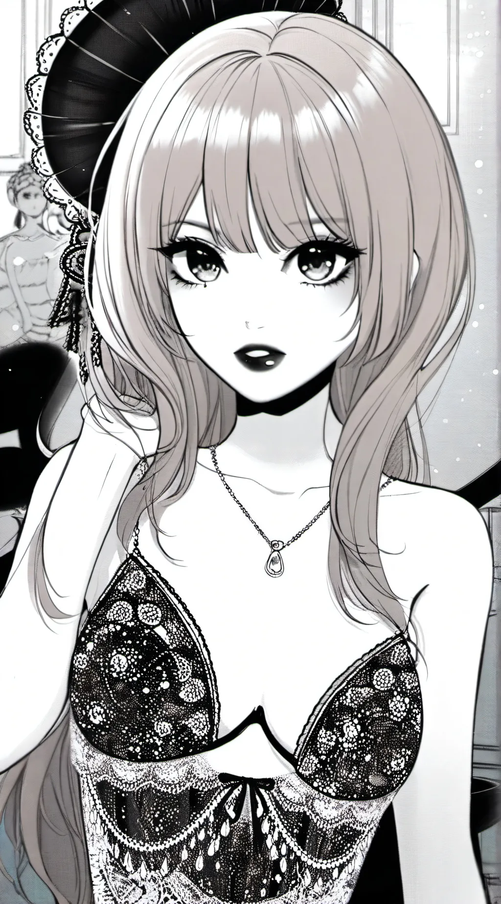 ai character: Hi background