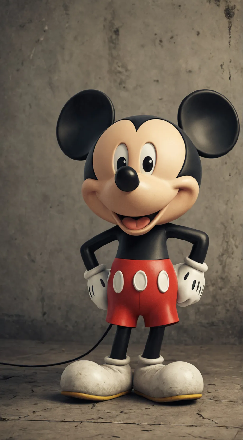 ai character: Mickey Mouse background