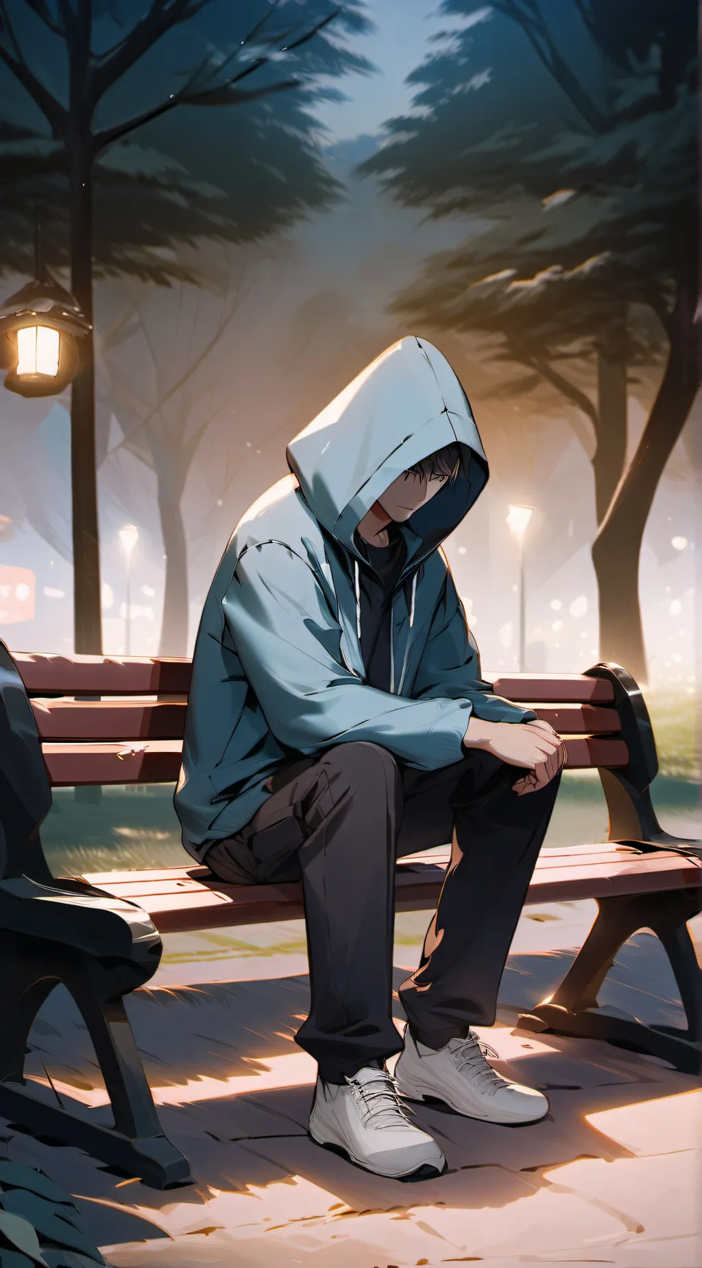 ai character: John Anthony  background