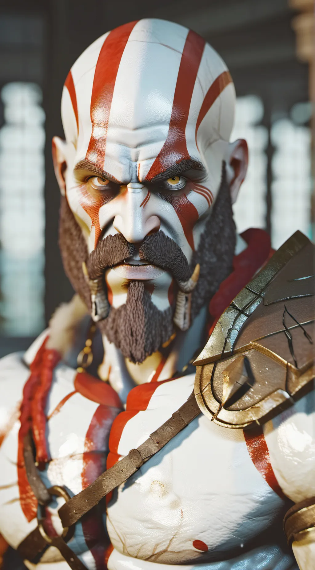 ai character: kratos background