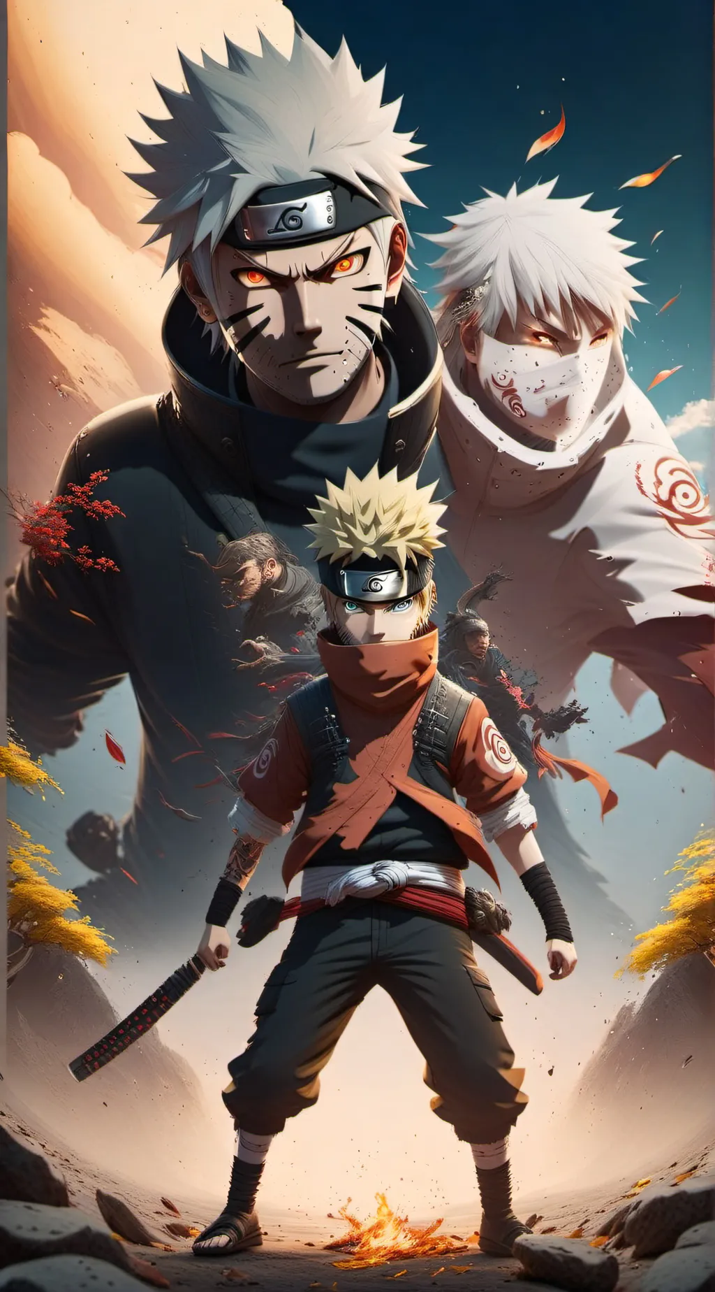 ai character: Naruto world  background