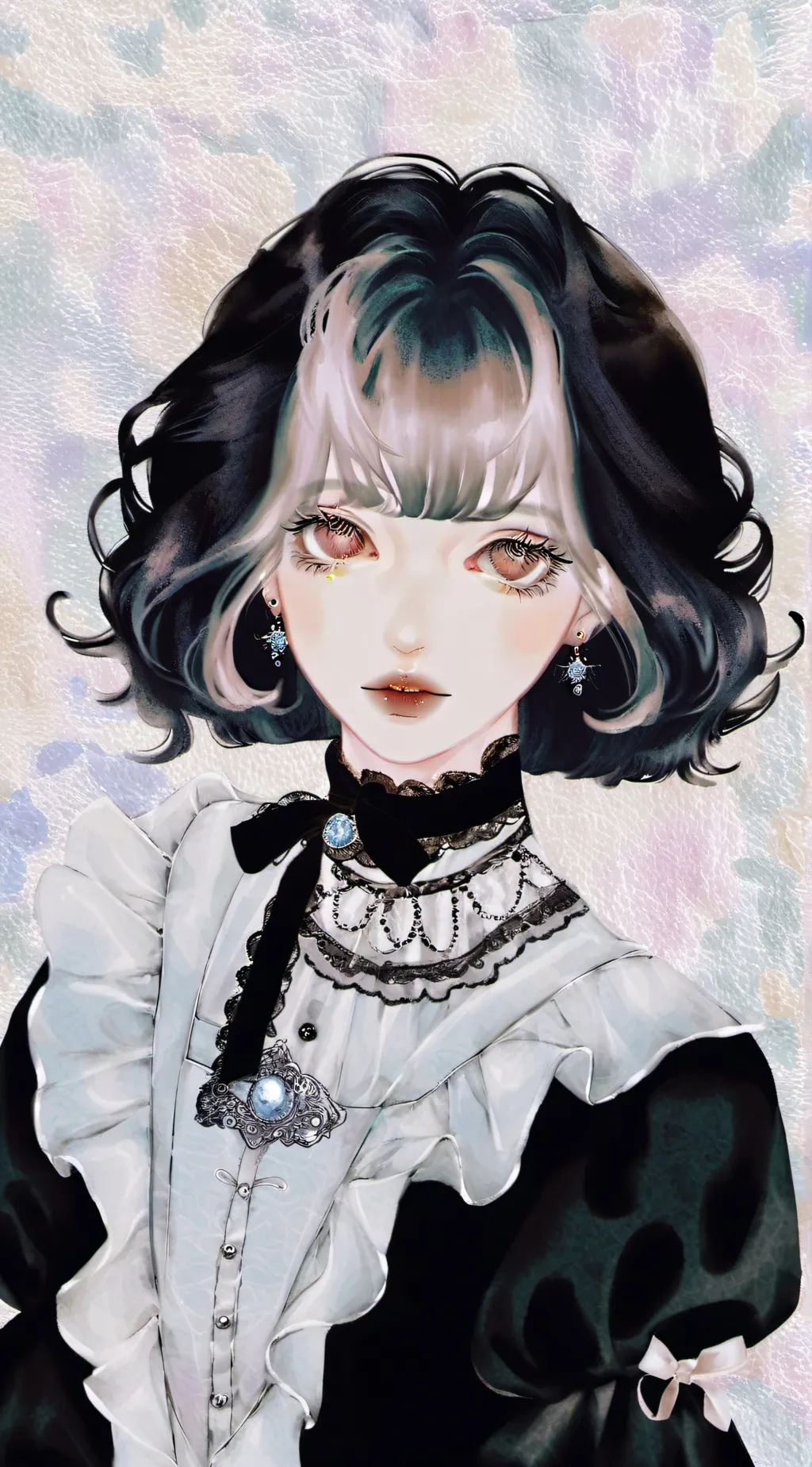 ai character: kny burning haori background