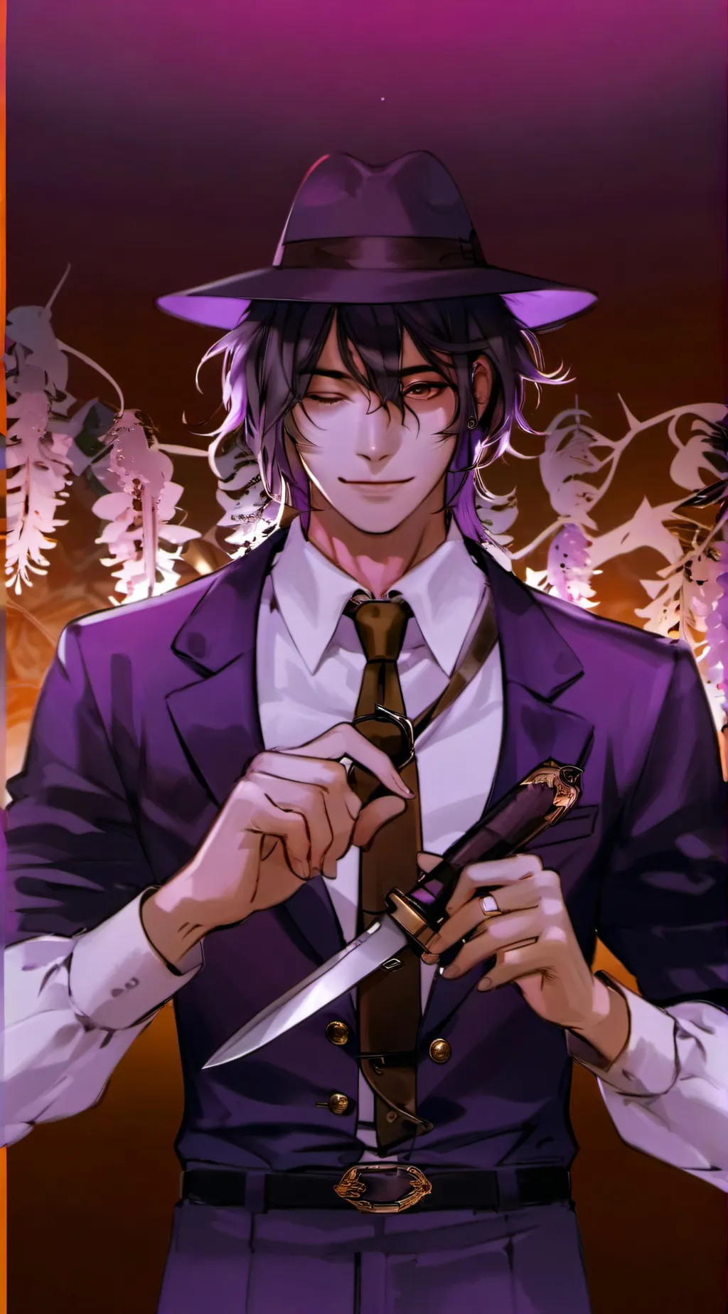 ai character: William afton  background
