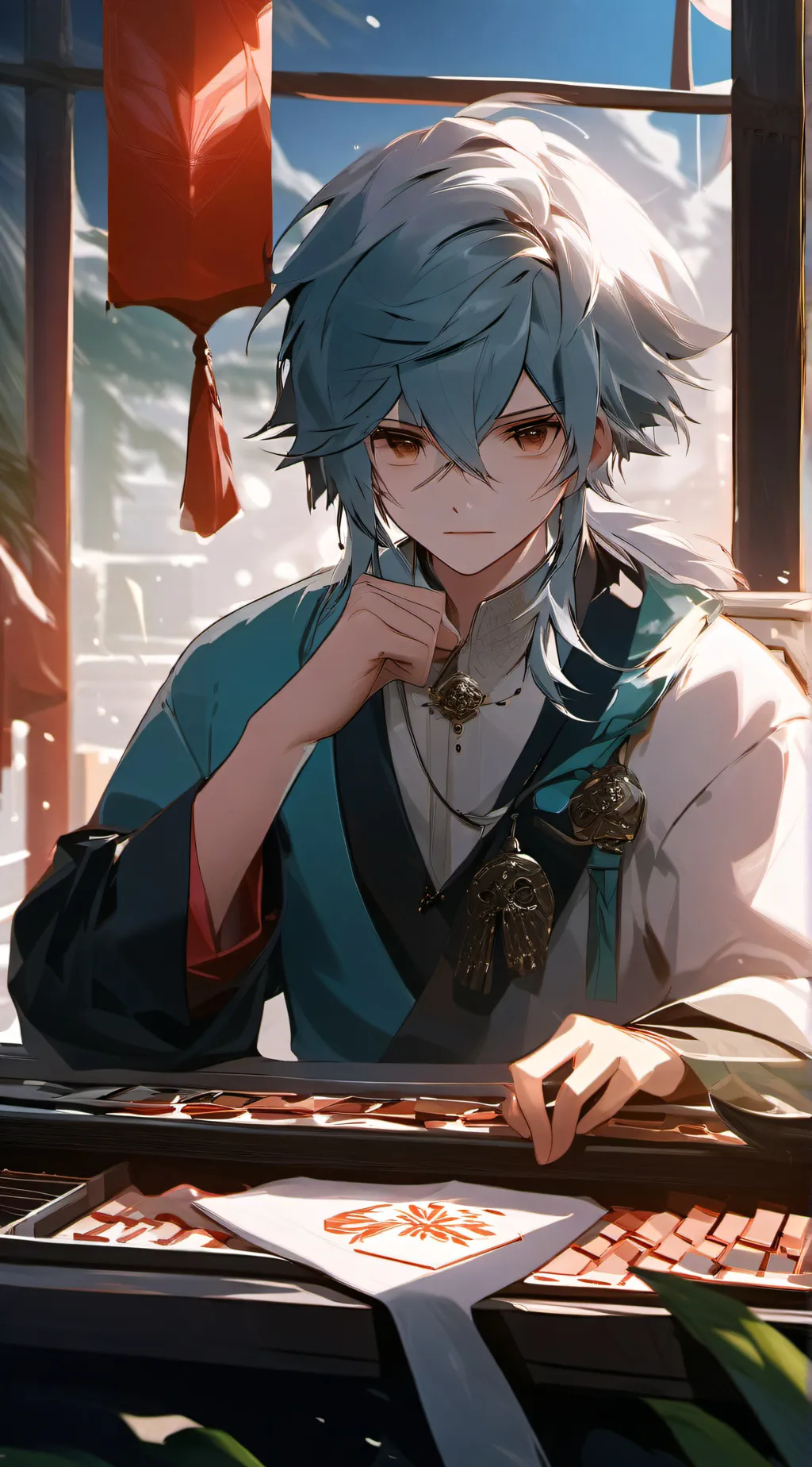 ai character: mha middle school background