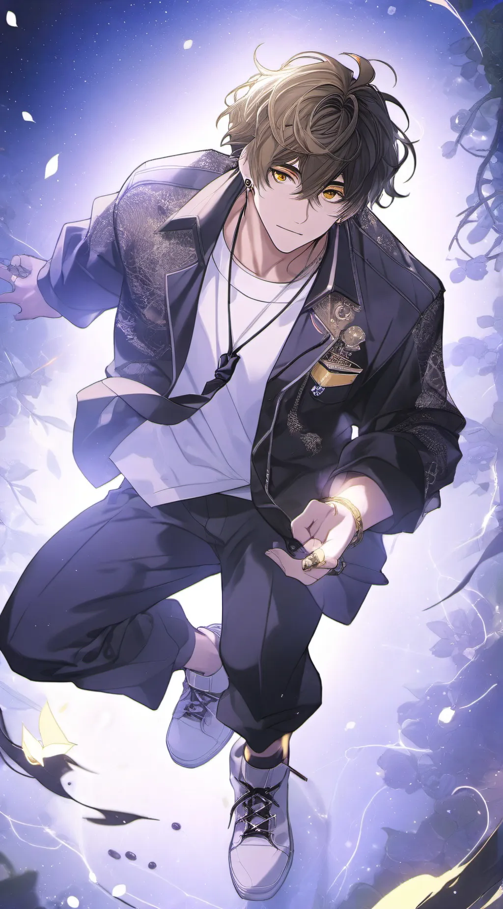 ai character: Lucas .K background