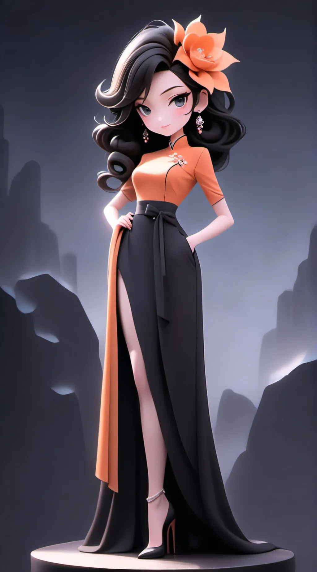 ai character: Elise Daizhi background